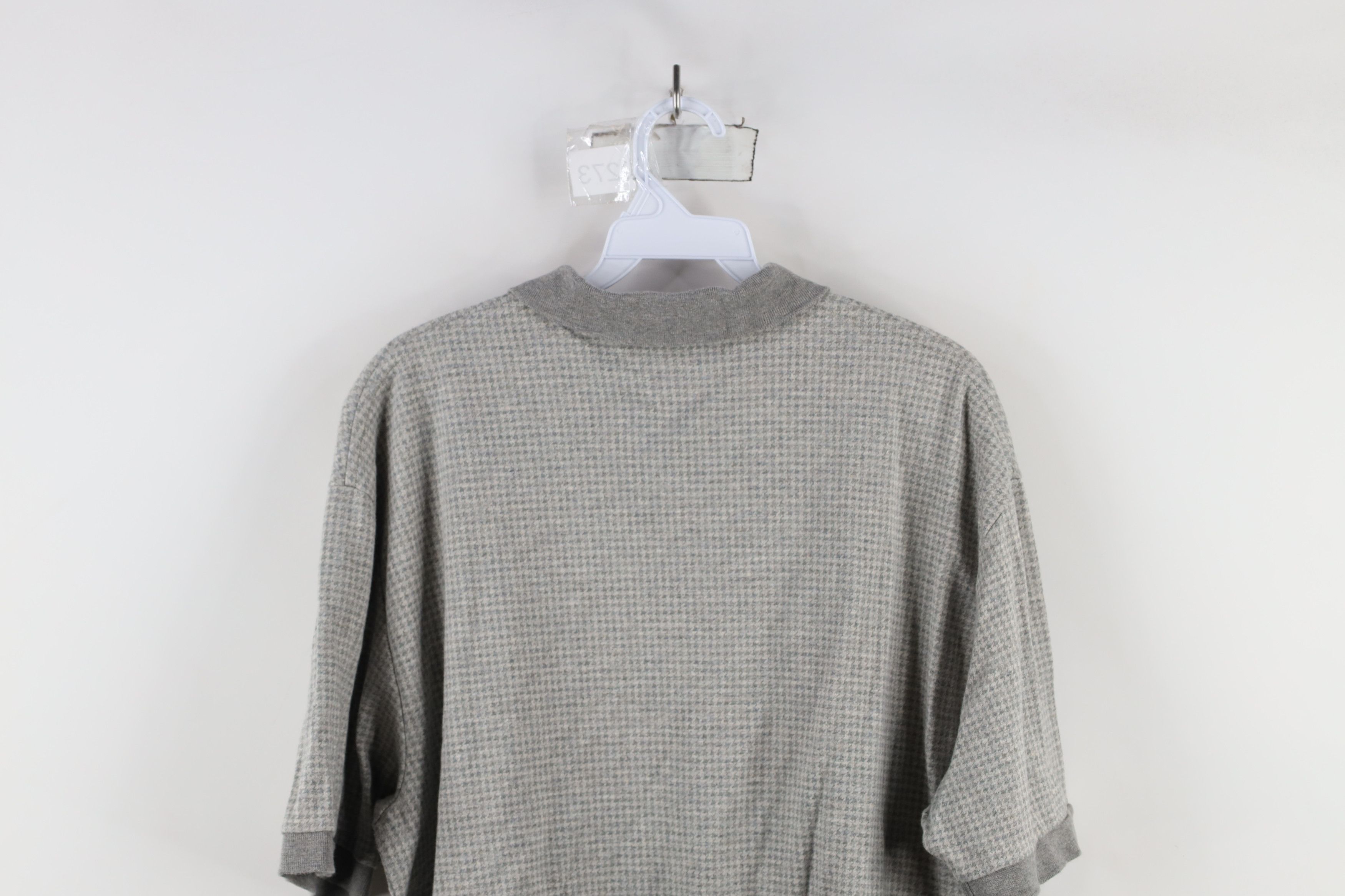 Ralph Lauren × Vintage Vintage 90s Ralph Lauren Houndstooth Collared Polo Shirt Size US L / EU 52-54 / 3 - 11 Thumbnail