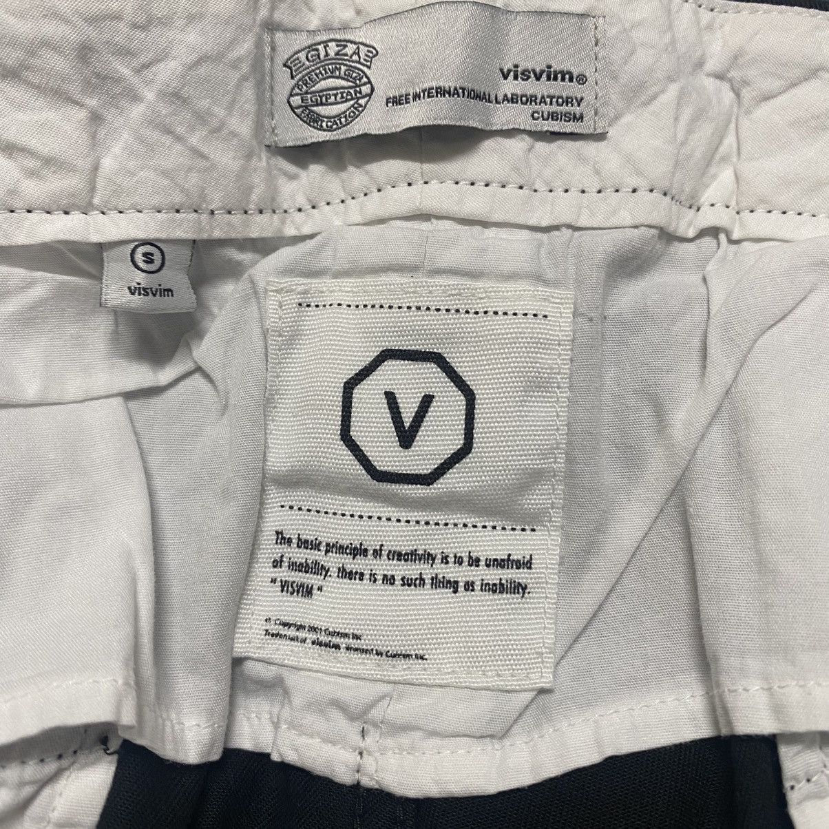 Visvim Visvim Black Trouser Cropped Pants Size US 32 / EU 48 - 23 Thumbnail