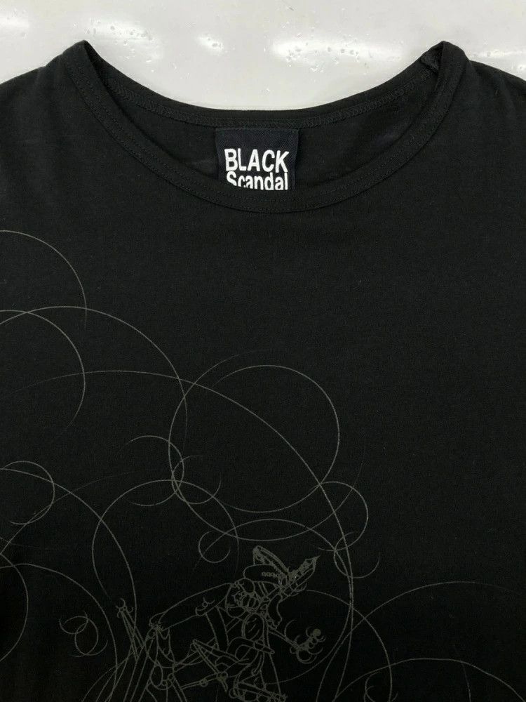Yohji Yamamoto Yohji Yamamoto BLACK Scandal HC-T08-073 Print L/S Tee Size US L / EU 52-54 / 3 - 3 Thumbnail