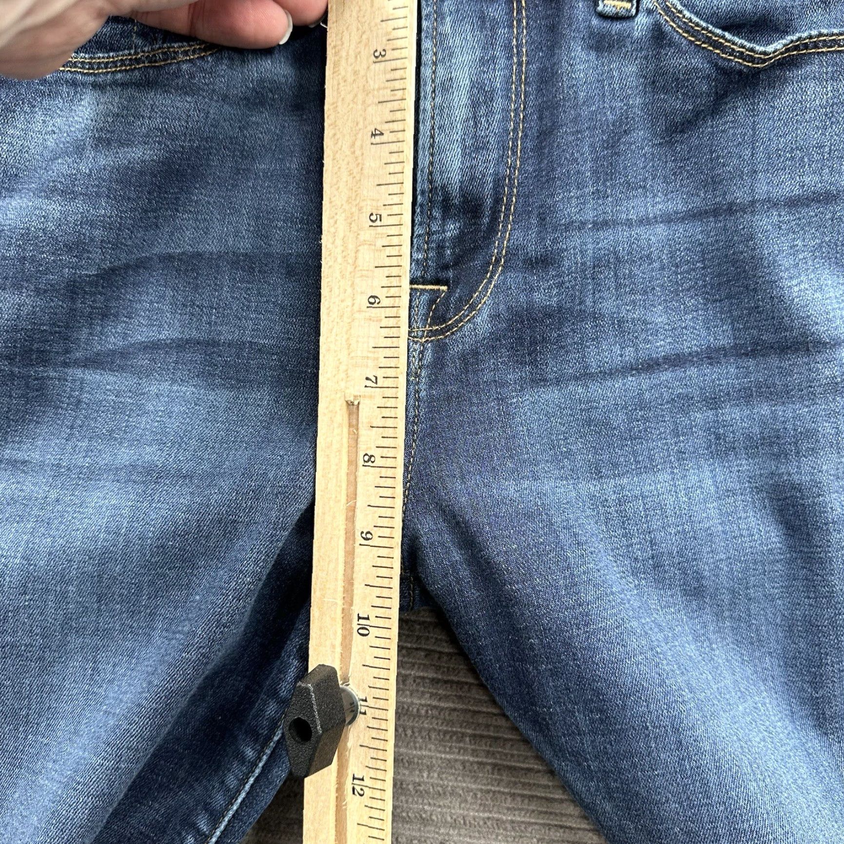 Good American Good American Jeans Women 26/29 Blue Cotton Mid Rise Slim Skinny 90s City College Vintage No Size 26" / US 2 / IT 38 - 5 Thumbnail