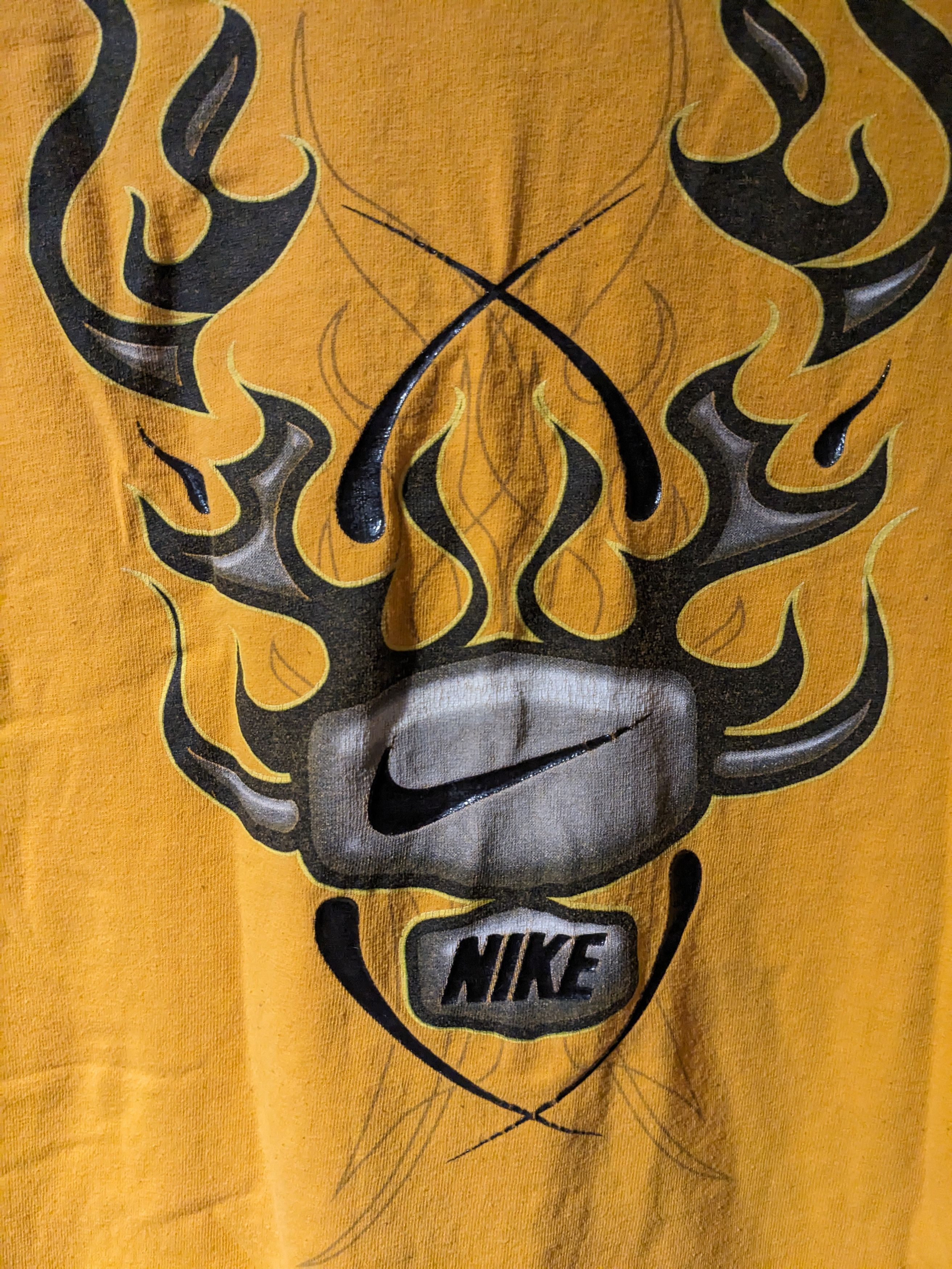Nike × Vintage Vintage Y2K Nike Center Swoosh Youth X-Large Long Sleeve Size US XL / EU 56 / 4 - 6 Thumbnail