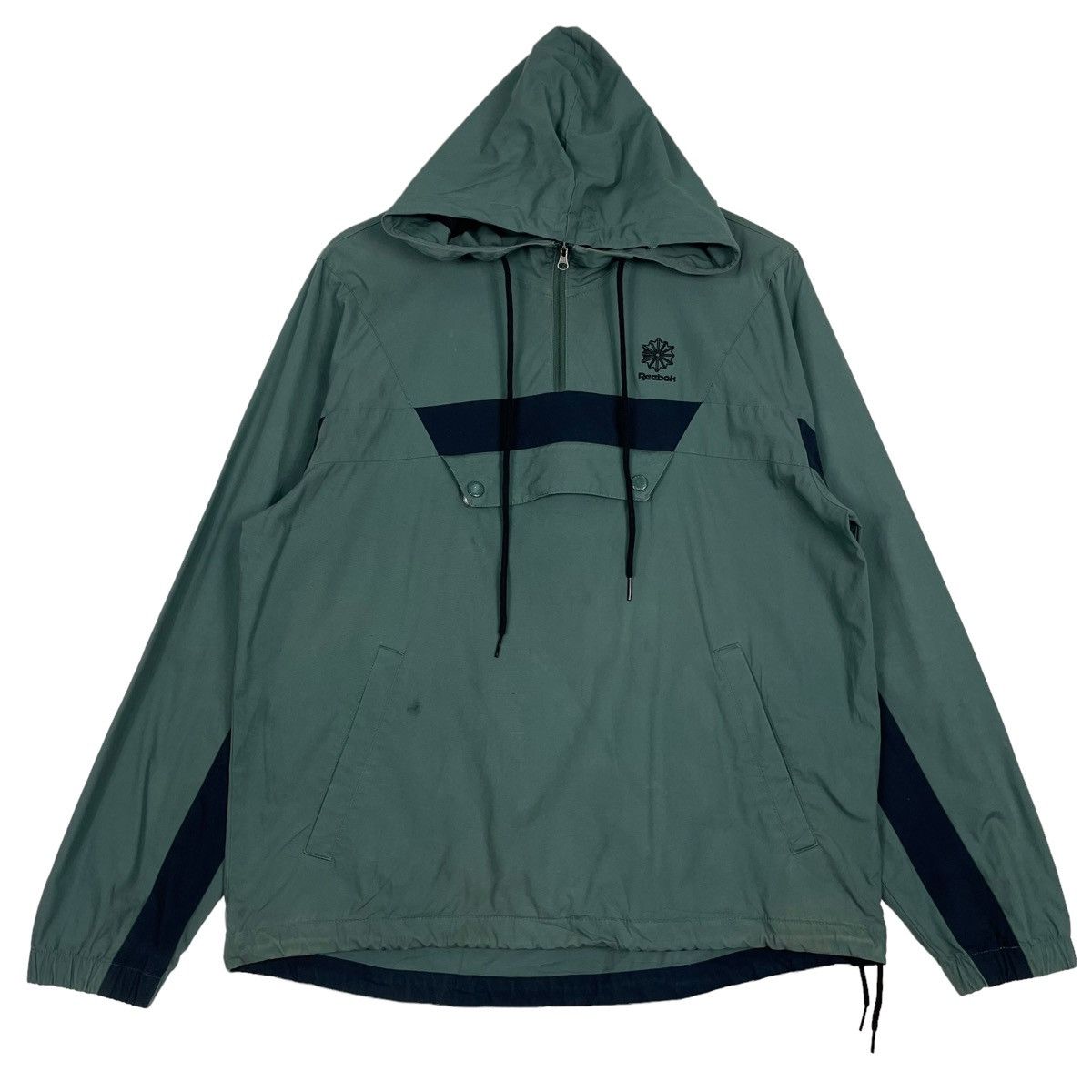 Reebok 💥REEBOK ANORAK OUTDOOR HOODIE PULLOVER Size US M / EU 48-50 / 2 - 1 Thumbnail