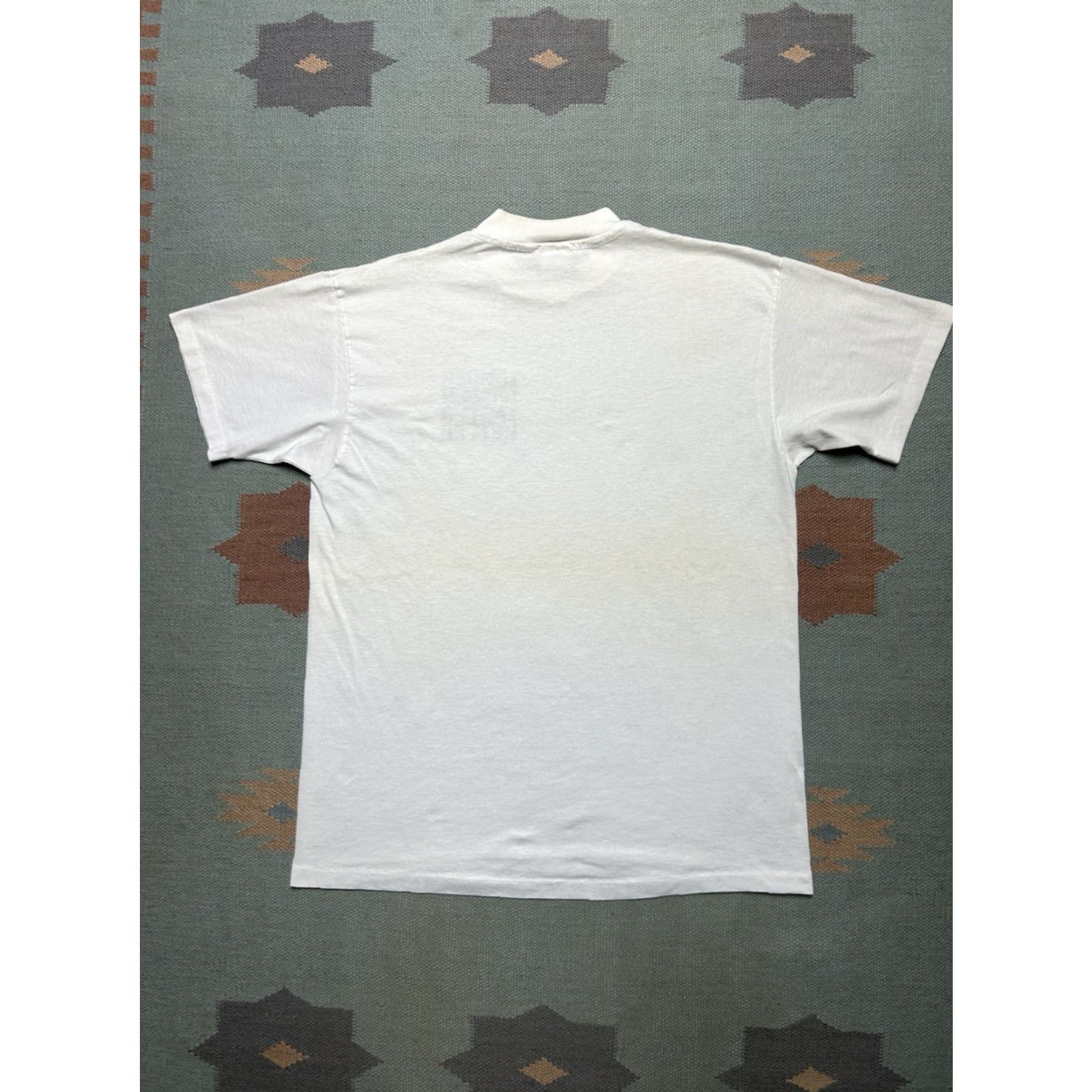 Vintage VINTAGE 90s graphic t shirt longer harder faster better soft single stitch Large Mens T-Shirt White 90s Size US L / EU 52-54 / 3 - 7 Thumbnail