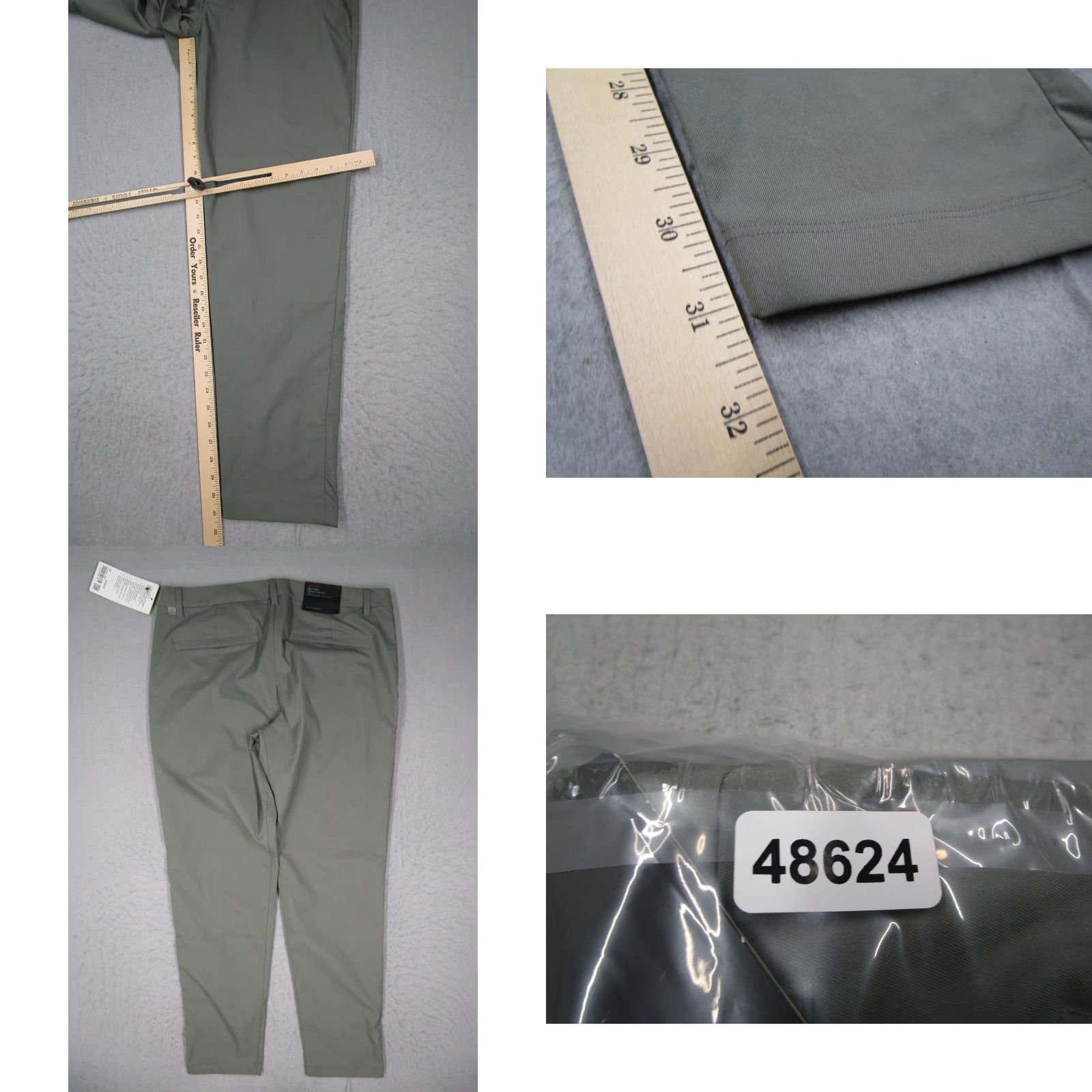 Lululemon Lululemon Pants Mens 36 Green ABC Slim Fit Smooth Twill Chino 5-Pocket Design Flat Front 31 Inseam Size US 36 / EU 52 - 8 Thumbnail