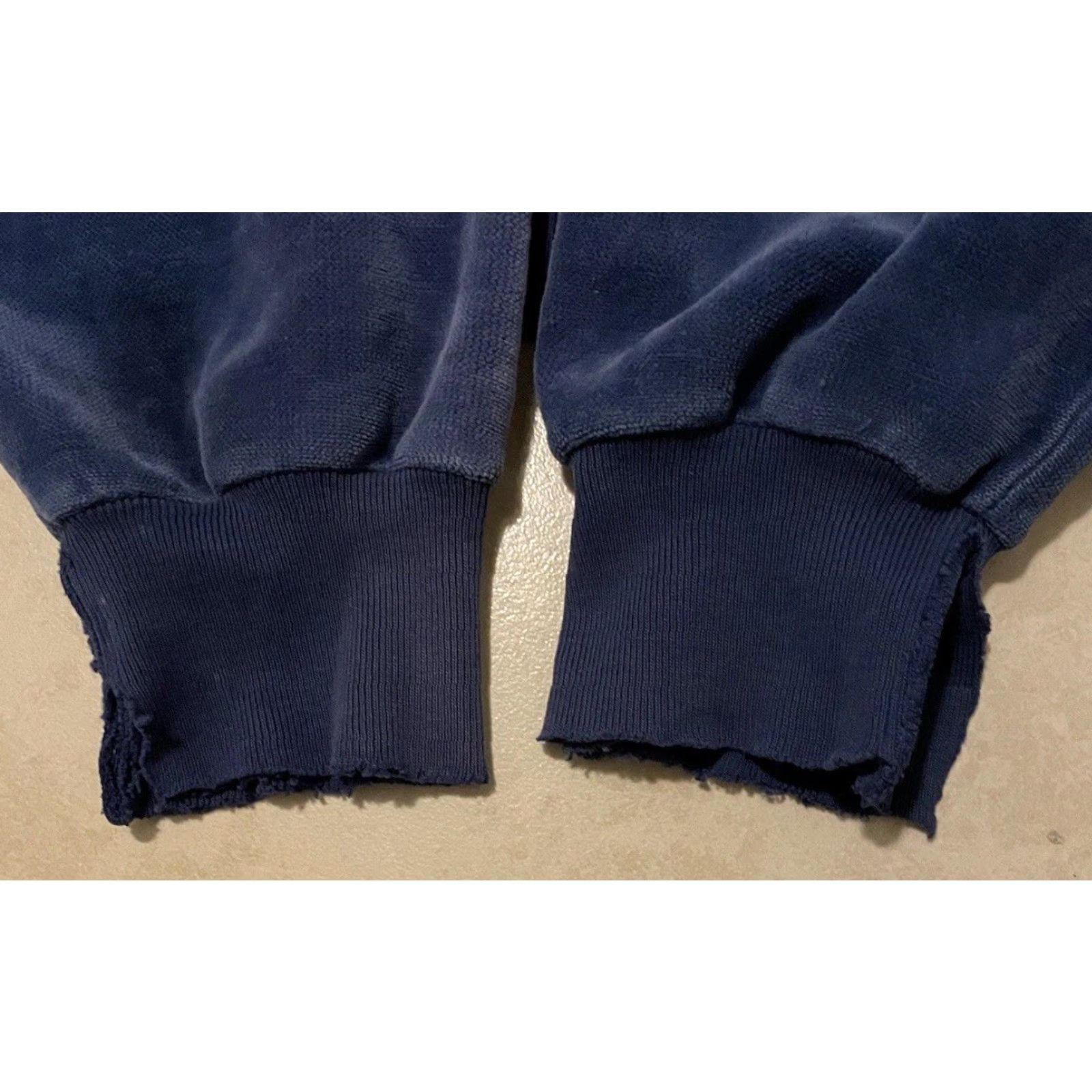 Velour VINTAGE Velour Boxy Polo Shirt Sweatshirt XS Blue Surf Skate 60s 70s Beach Grunge Vaporwave 80s 90s USA Ragged? Size US XS / EU 42 / 0 - 4 Thumbnail