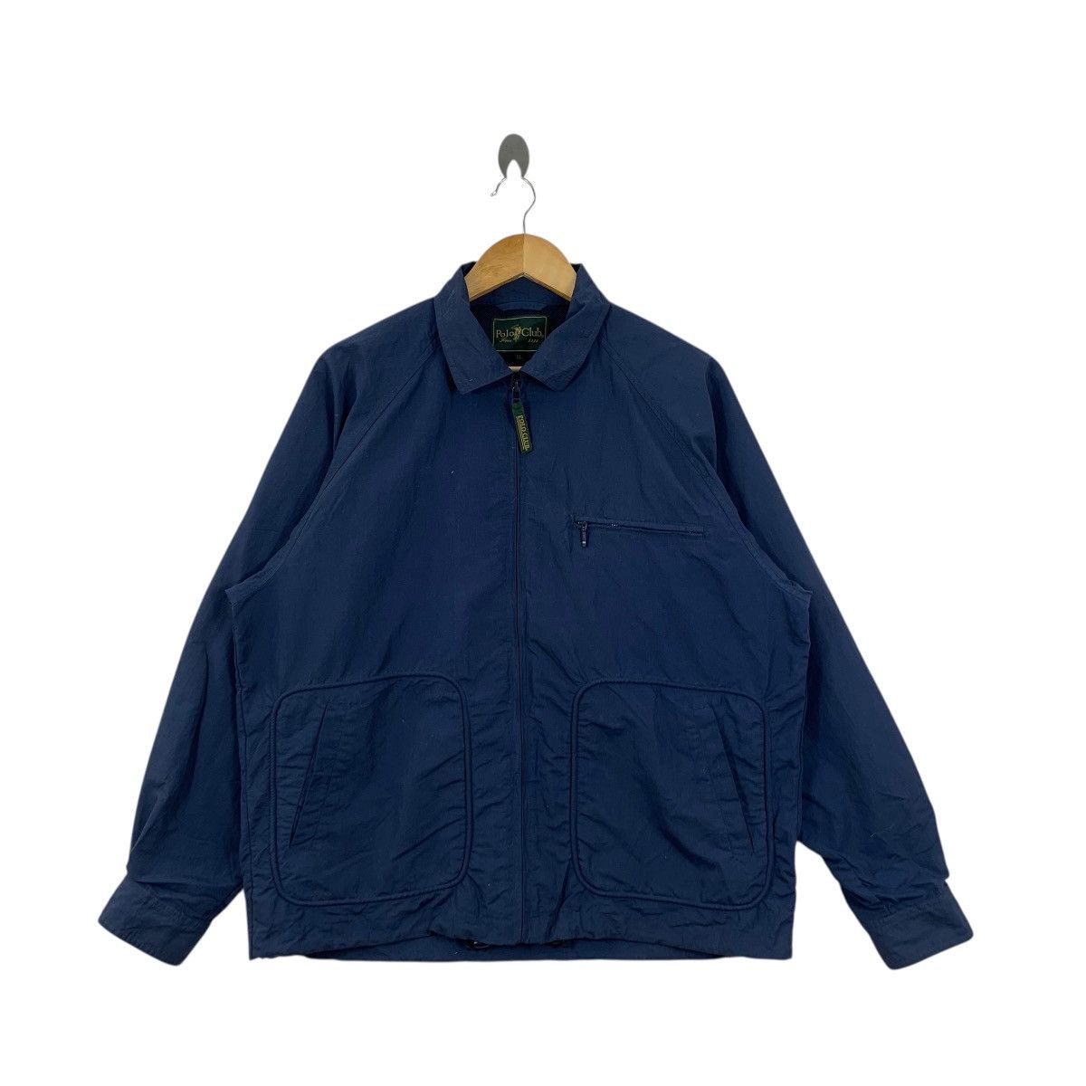 Beverly Hills Polo Club Vintage 90s POLO CLUB PONY Classic Design Jacket Windbreaker Size US L / EU 52-54 / 3 - 4 Thumbnail