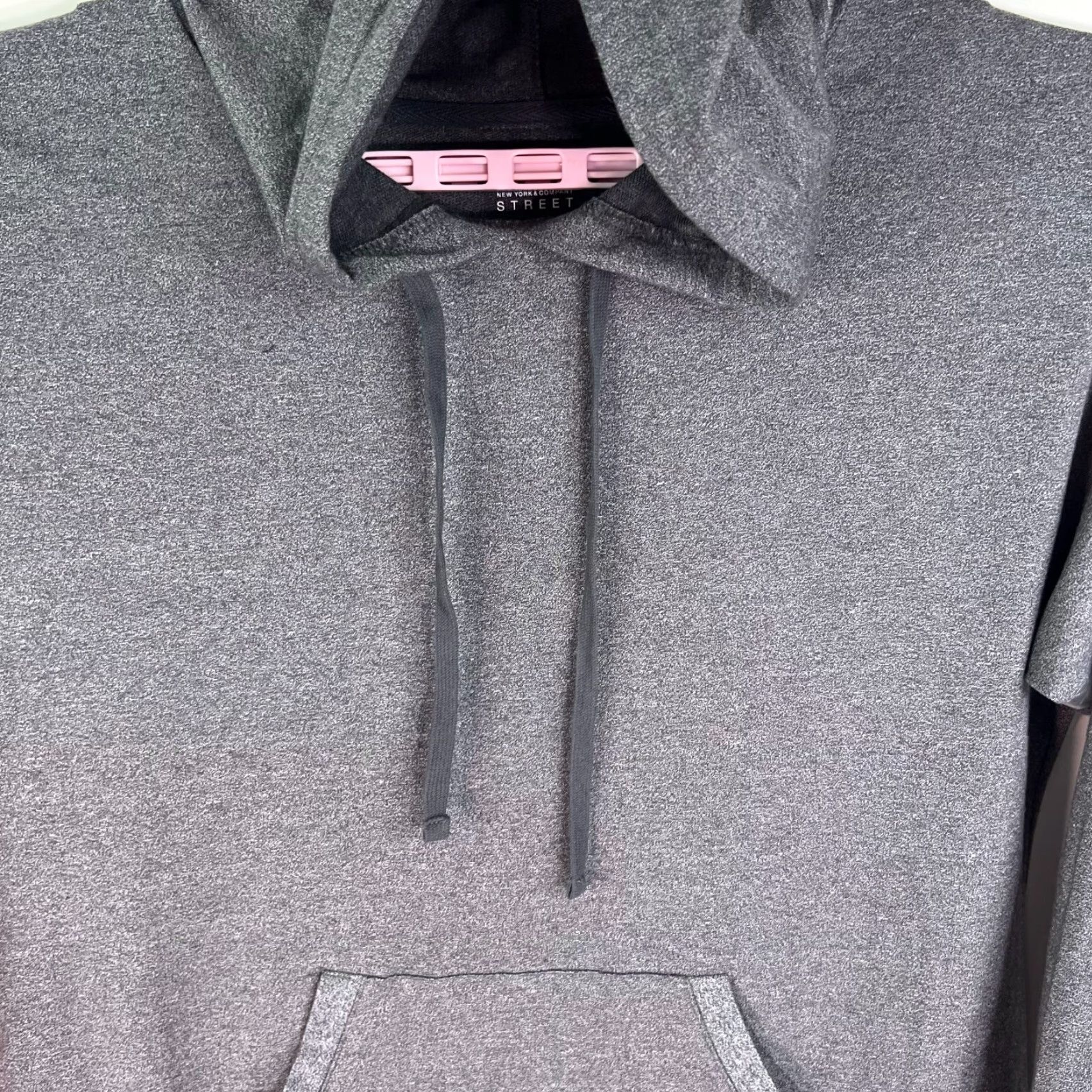 Vintage SOHO Knit Long Hoodie Sweater Womens L Gray Pockets Shirt/Cardigan Style Size L / US 10 / IT 46 - 3 Thumbnail