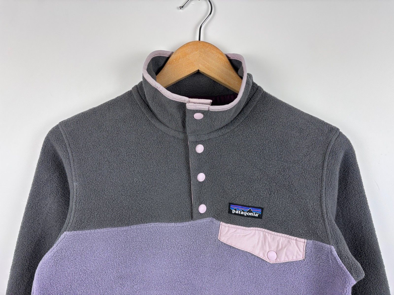 Patagonia Patagonia Synchilla Fleece Pullover Sweater Gray Purple XXS Size XXS / US 00 / IT 34 - 2 Thumbnail