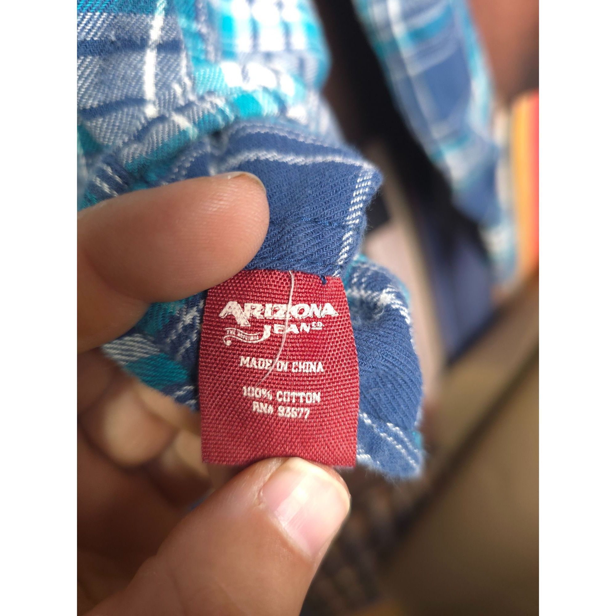Vintage Vintage Arizona Jeans Co. Mens XXL Plaid Flannel Shirt 90s Size US XXL / EU 58 / 5 - 5 Thumbnail