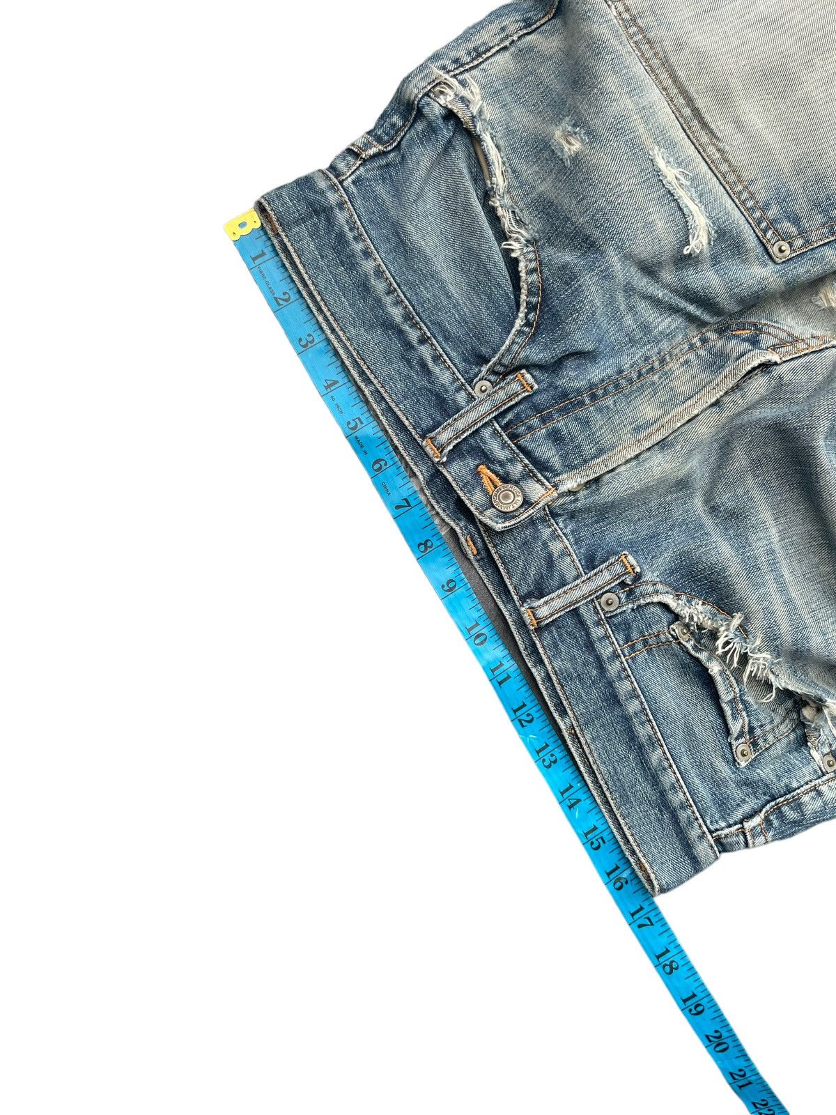 Japanese Brand Ult.Immersion Service Distresed Denim Size US 33 - 22 Thumbnail