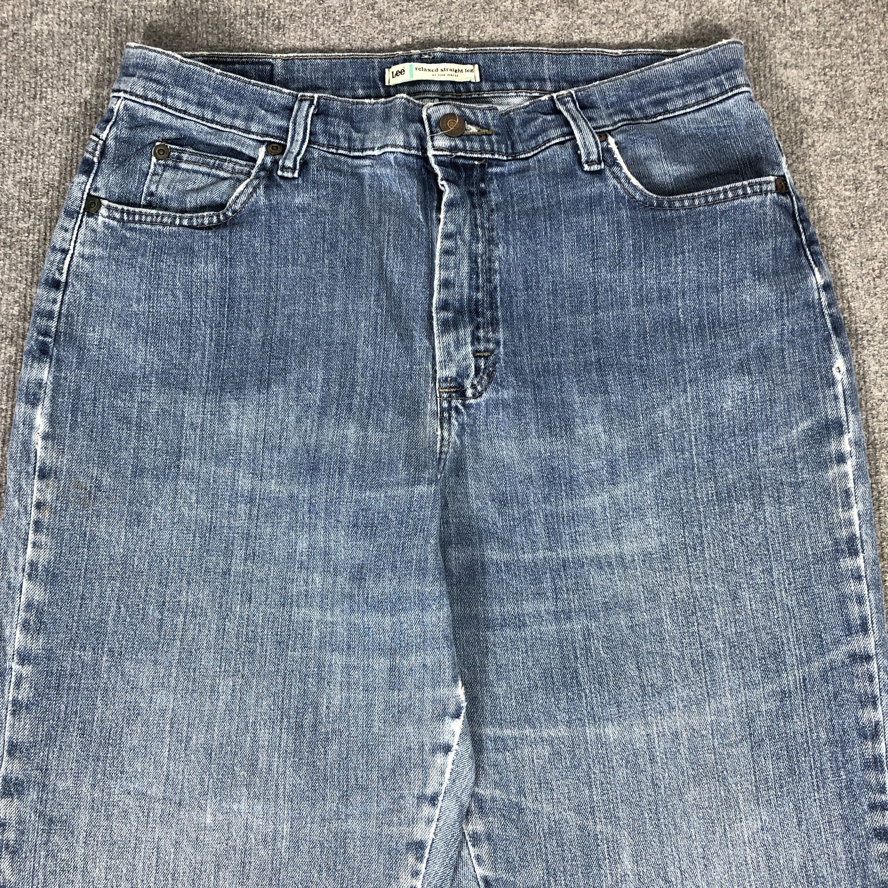 Lee × Vintage Womens Vintage Lee Jeans Relaxed Straight L861W Size 33" - 2 Thumbnail