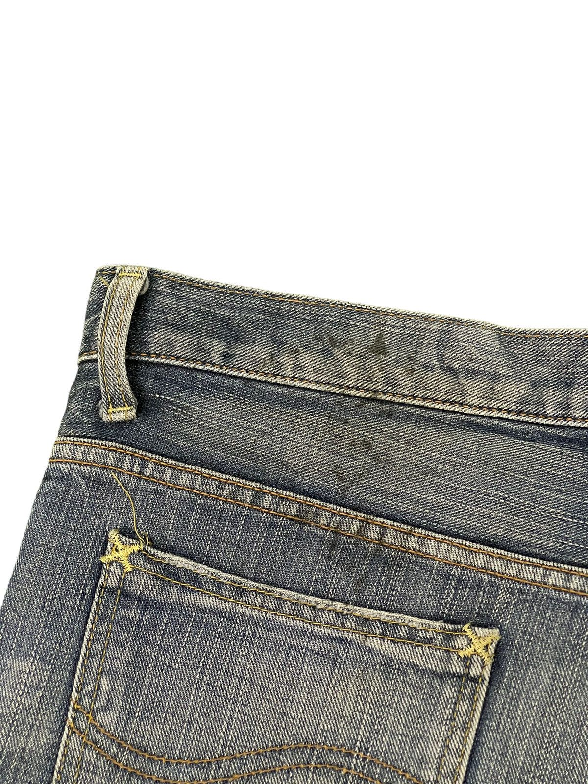 Hysteric Glamour × Japanese Brand Flare Jeans Lee Japan Faded Distress Boot Cut 8🟦2 Size US 35 - 22 Thumbnail