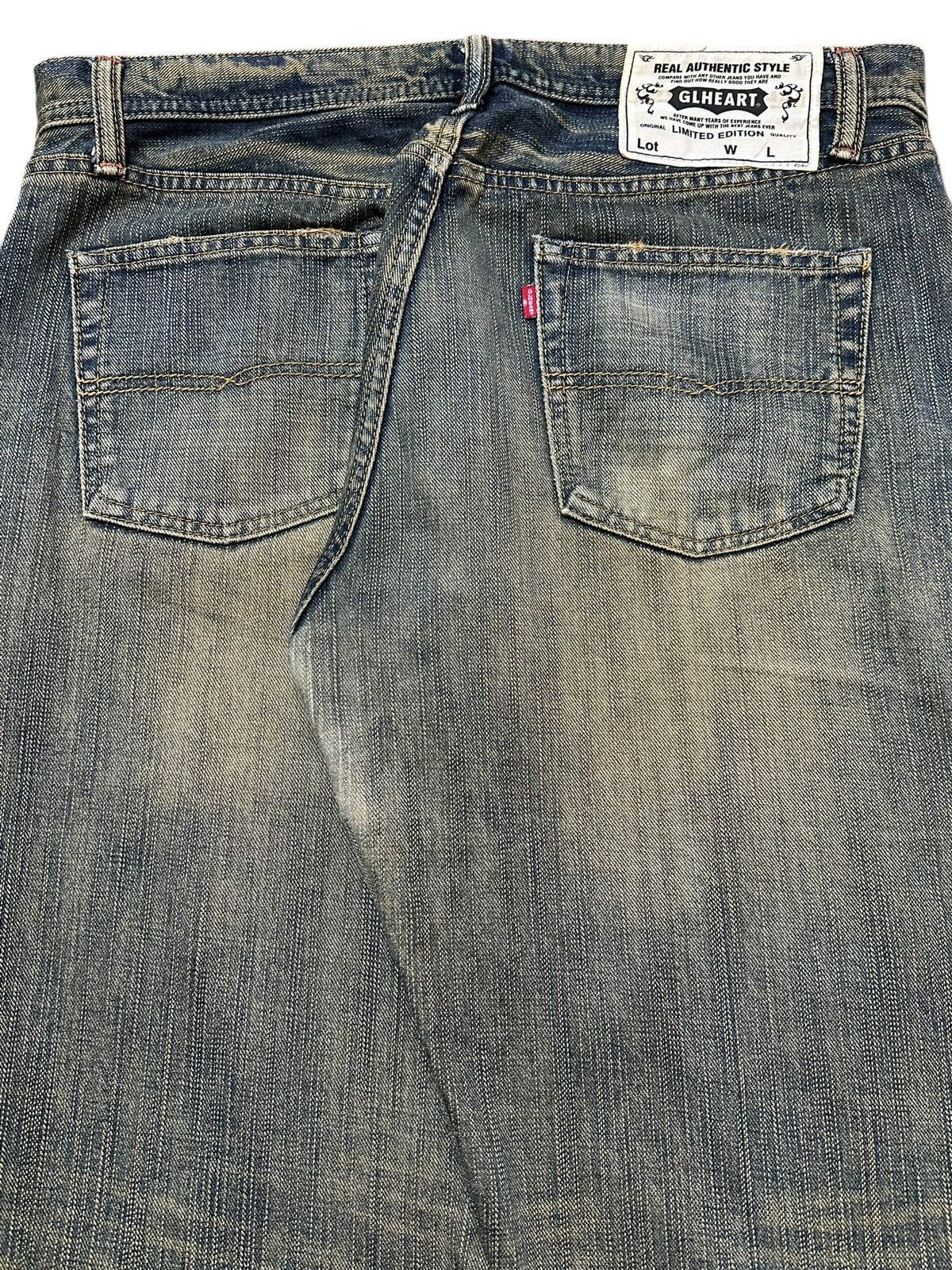 Japanese Brand Vintage Japanese Brand Mud Wash Style Baggy Jeans Size US 35 - 6 Thumbnail