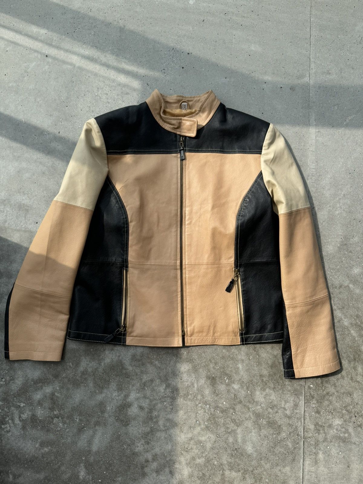 Japanese Brand × Vintage Vintage Leather Jacket Size M / US 6-8 / IT 42-44 - 1 Thumbnail