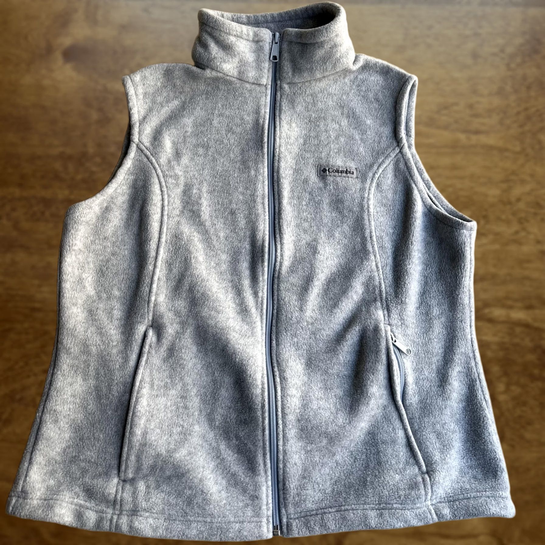Vintage Columbia Vest Womens XL Gray Fleece Full Zip Pockets Outdoor Layering Casual Size XL / US 12-14 / IT 48-50 - 1 Thumbnail
