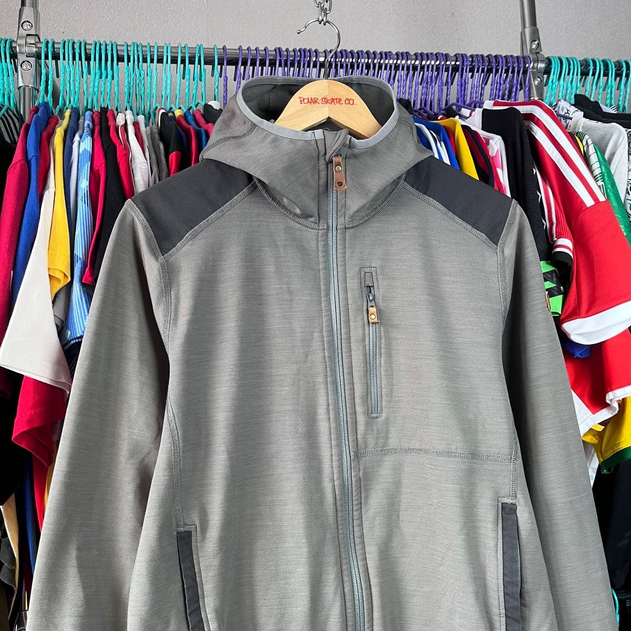 Fjallraven Fjallraven Keb Fleece Gray Zip Hoodie Outdoor Gorpcore Size US M / EU 48-50 / 2 - 1 Thumbnail