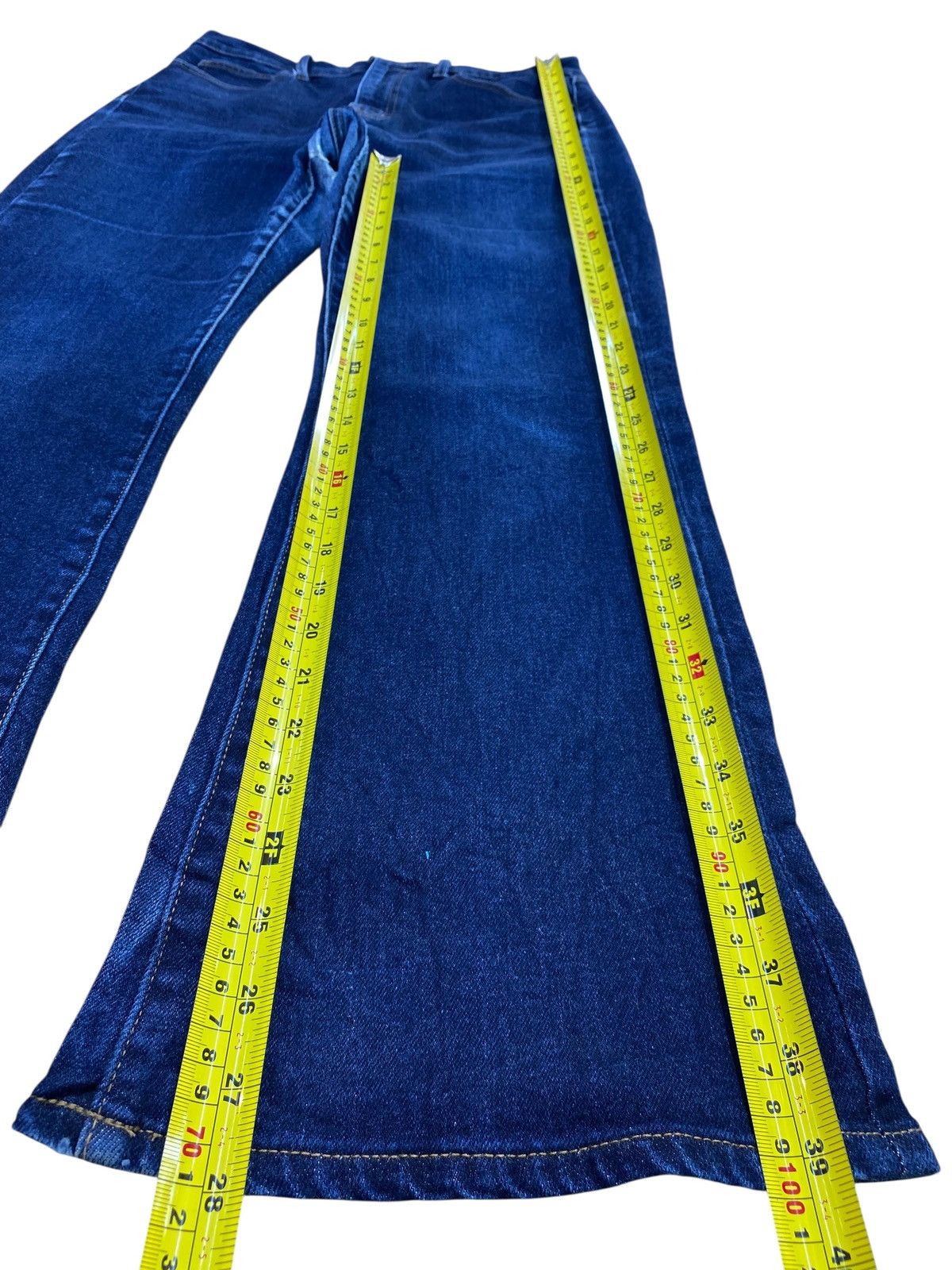 Uniqlo Uniqlo Brand Blue Wash Flare Style Jeans Size US 30 / EU 46 - 9 Thumbnail