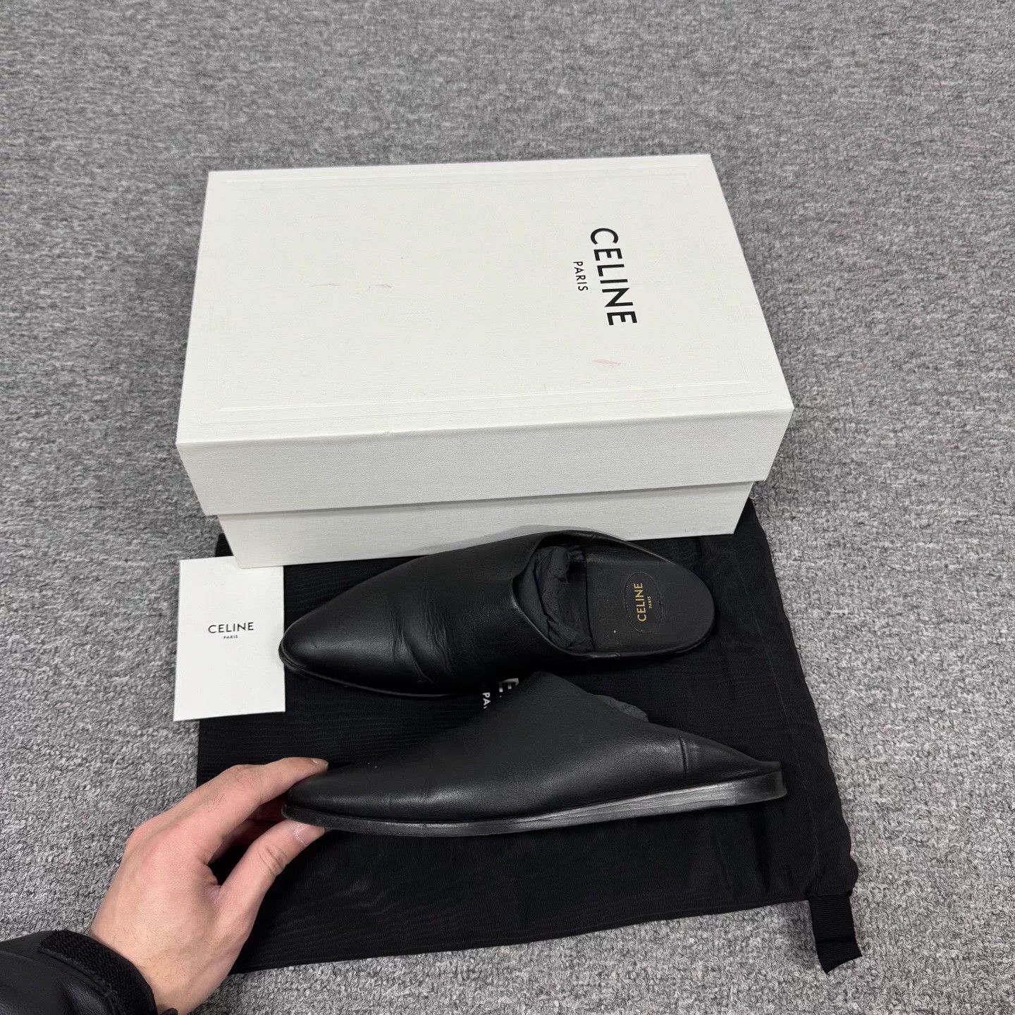 Celine Celine calfskin mules 36EU 99 New Full Set Size US 5 / IT 35 - 2 Thumbnail