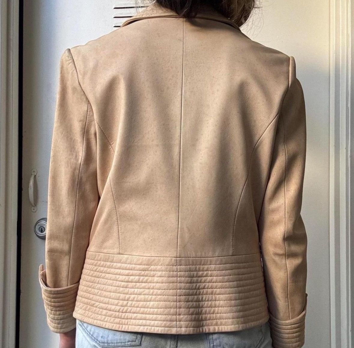 Vintage Y2K SOUTHWESTERN LEATHER BLAZER Size L / US 10 / IT 46 - 4 Thumbnail