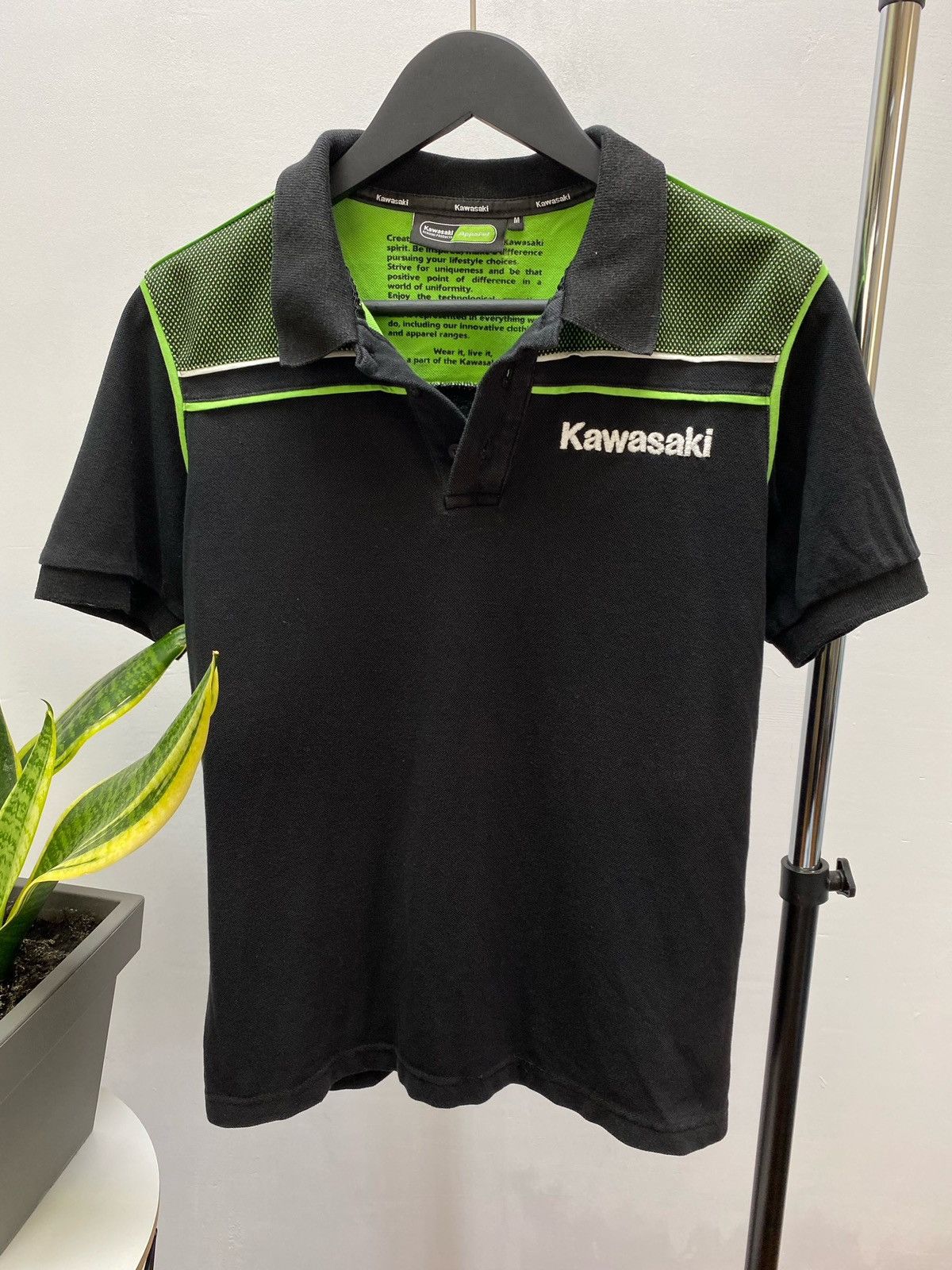 NASCAR Kawasaki Vintage Rare Polo Racing Polo T shirt Size US M / EU 48-50 / 2 - 5 Thumbnail