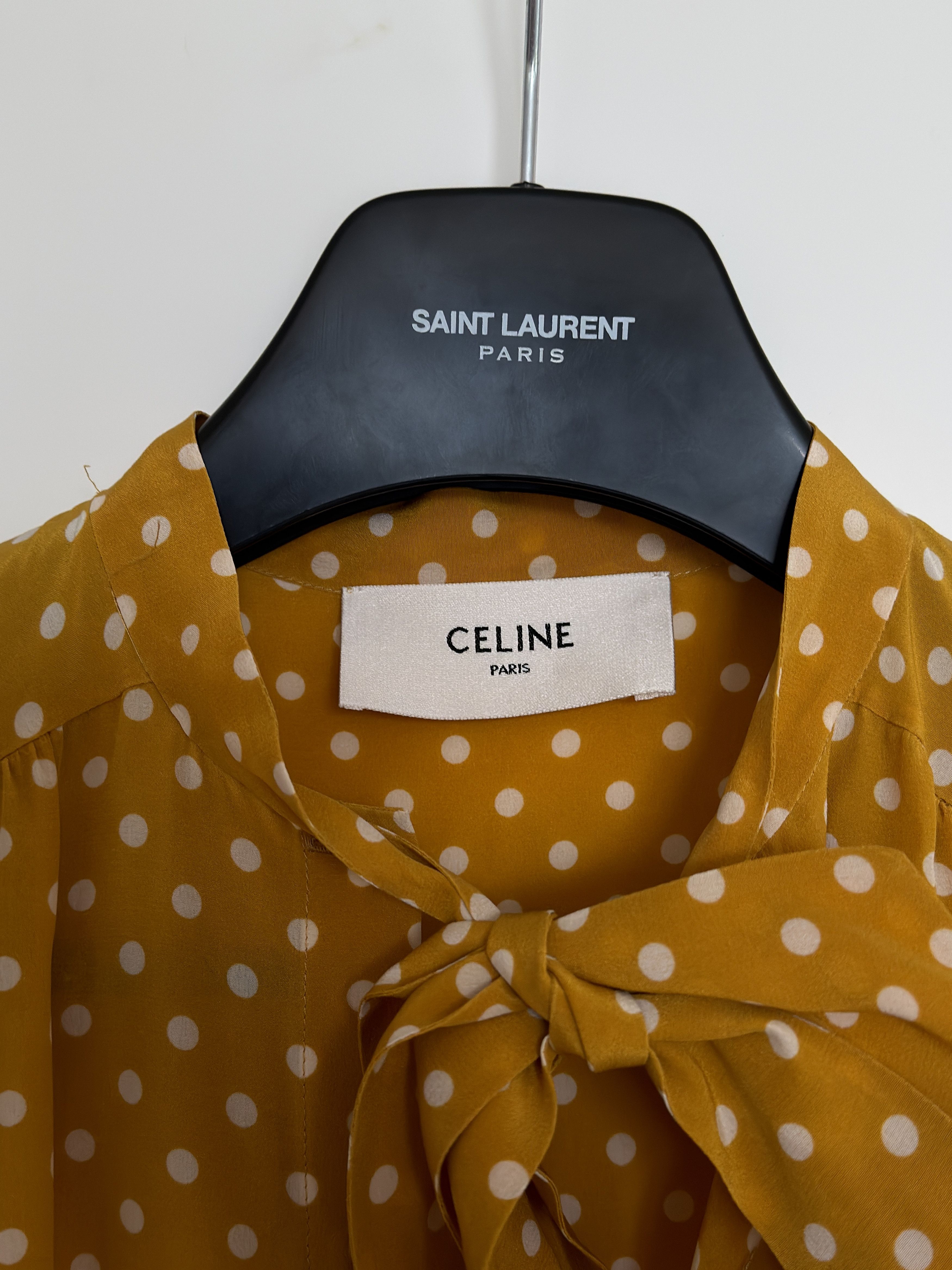 Celine Celine polka dot silk dress | sample Size S / US 4 / IT 40 - 6 Thumbnail