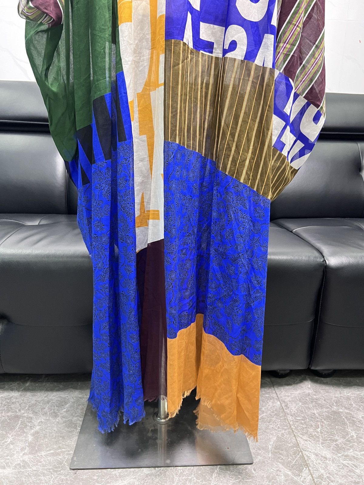 Dries Van Noten Dries Van Noten SS23 Patchwork Print Kaftan Dress Size ONE SIZE - 13 Thumbnail