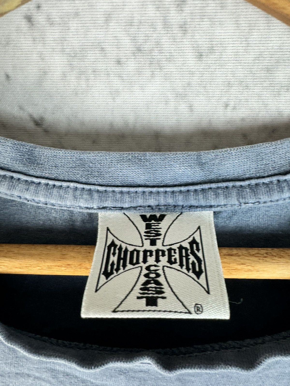 Vintage 2000s WEST COAST Choppers t shirt Payback Y2K Size US L / EU 52-54 / 3 - 3 Thumbnail