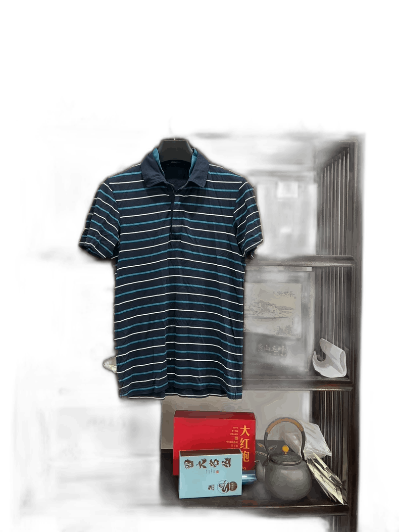 Ermenegildo Zegna Ermenegildo Zegna Striped Polo Shirt Size US S / EU 44-46 / 1 - 1 Thumbnail