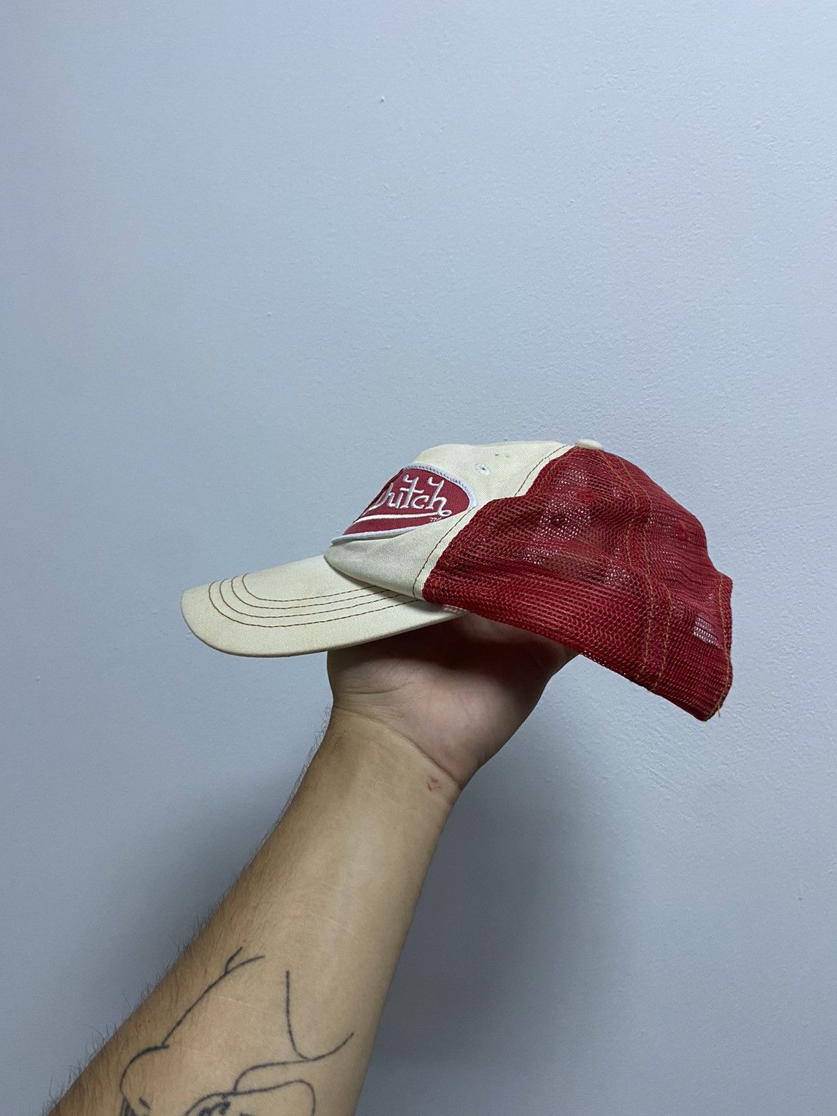 Vintage × Von Dutch Von Dutch Skull Vintage Big Logo Cap Hat Y2K skate Size ONE SIZE - 3 Thumbnail
