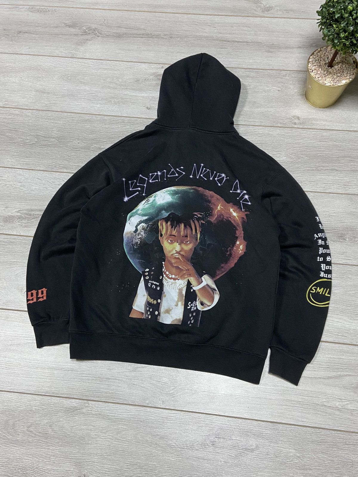 999 Club Juice World 999 RARE Legends Newer Die vintage hoodie Size US M / EU 48-50 / 2 - 7 Thumbnail