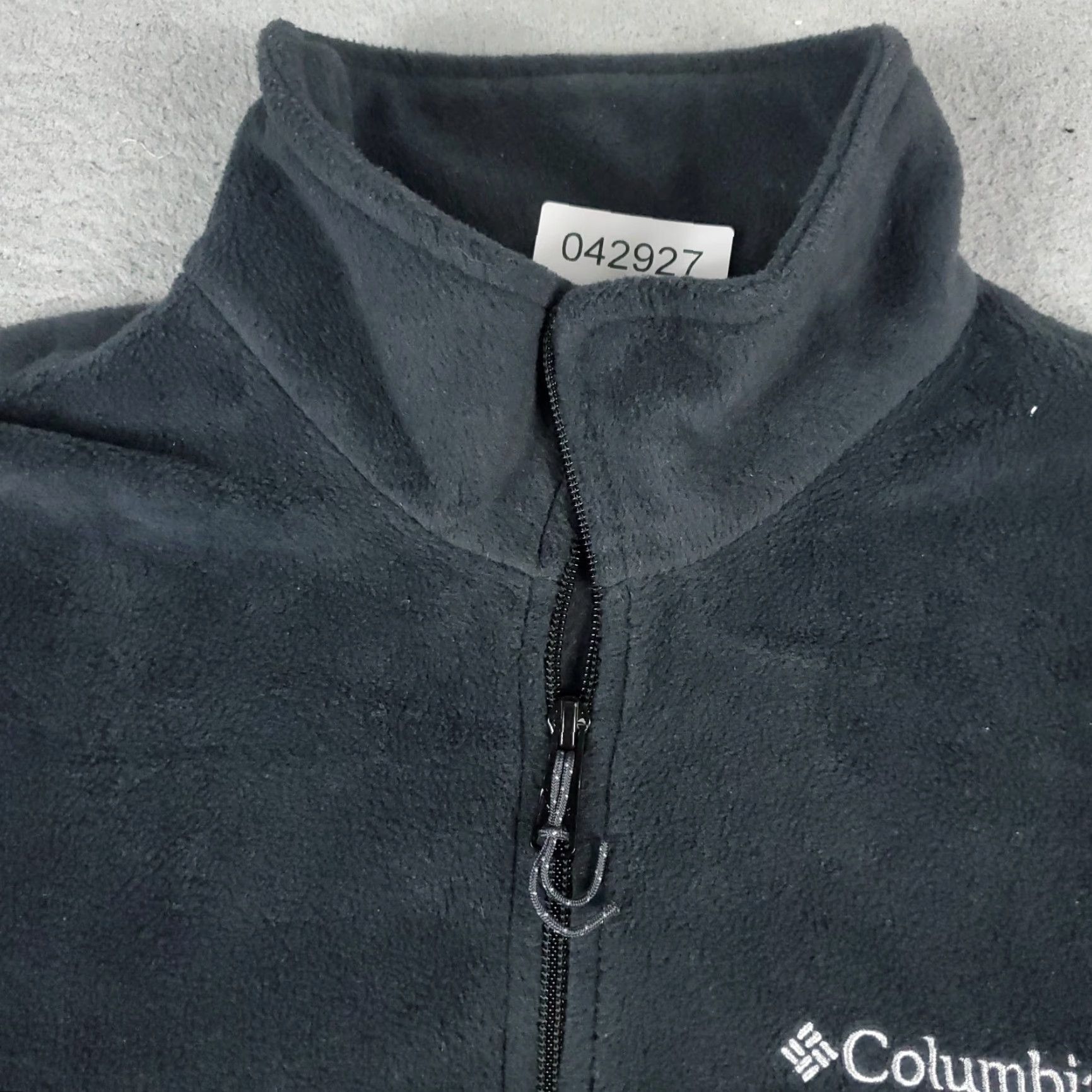 Vintage Columbia Jacket Mens Medium Black Fleece Casual Full Zip Up Winter Sweater Size US M / EU 48-50 / 2 - 2 Thumbnail