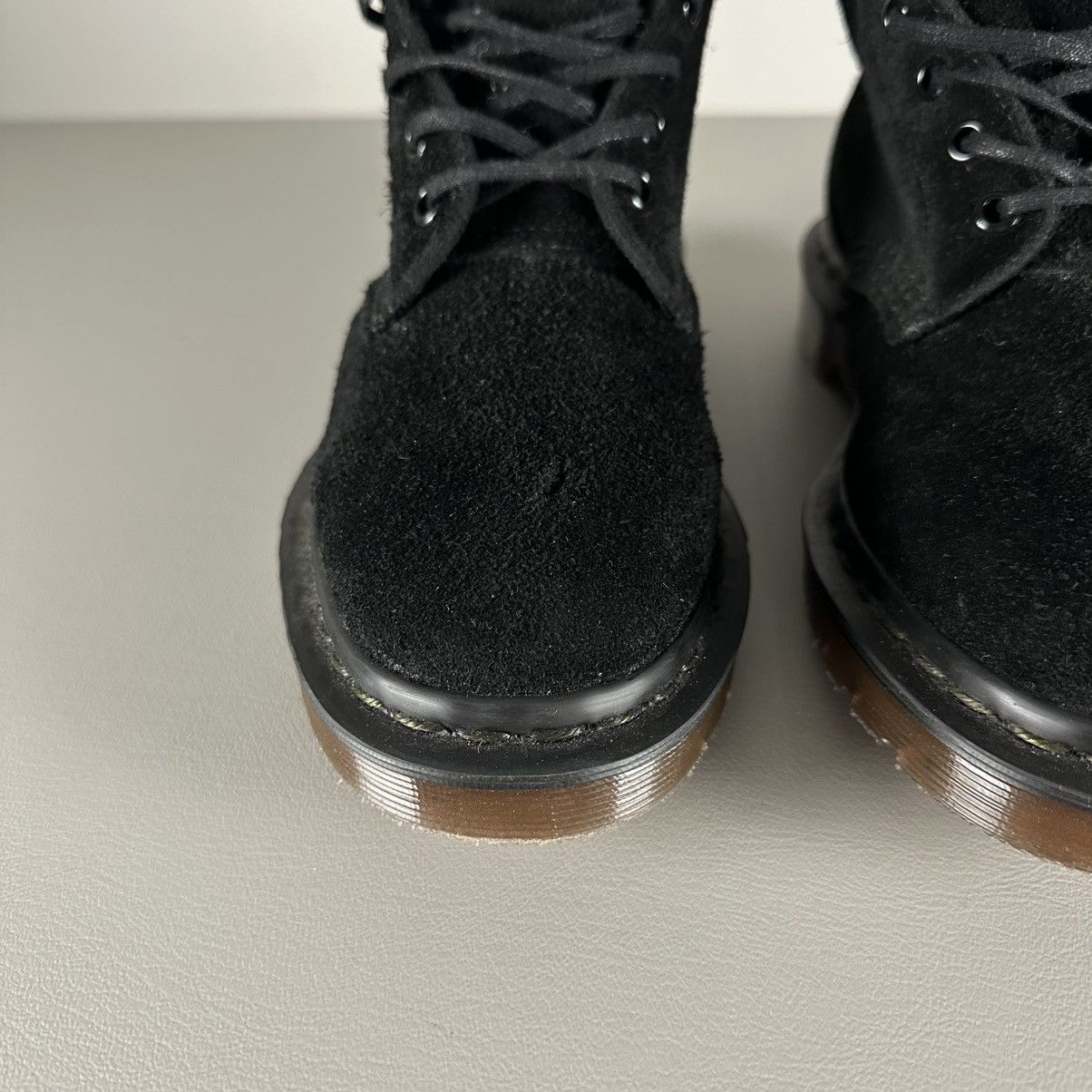 Dr. Martens Dr. Martens 101 Made in England Suede Ankle Boots in black Size US 7.5 / IT 37.5 - 4 Thumbnail