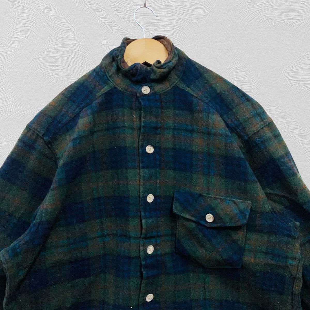 Woolrich Woolen Mills Vintage 90s woolrich button shirt Size US XL / EU 56 / 4 - 3 Thumbnail