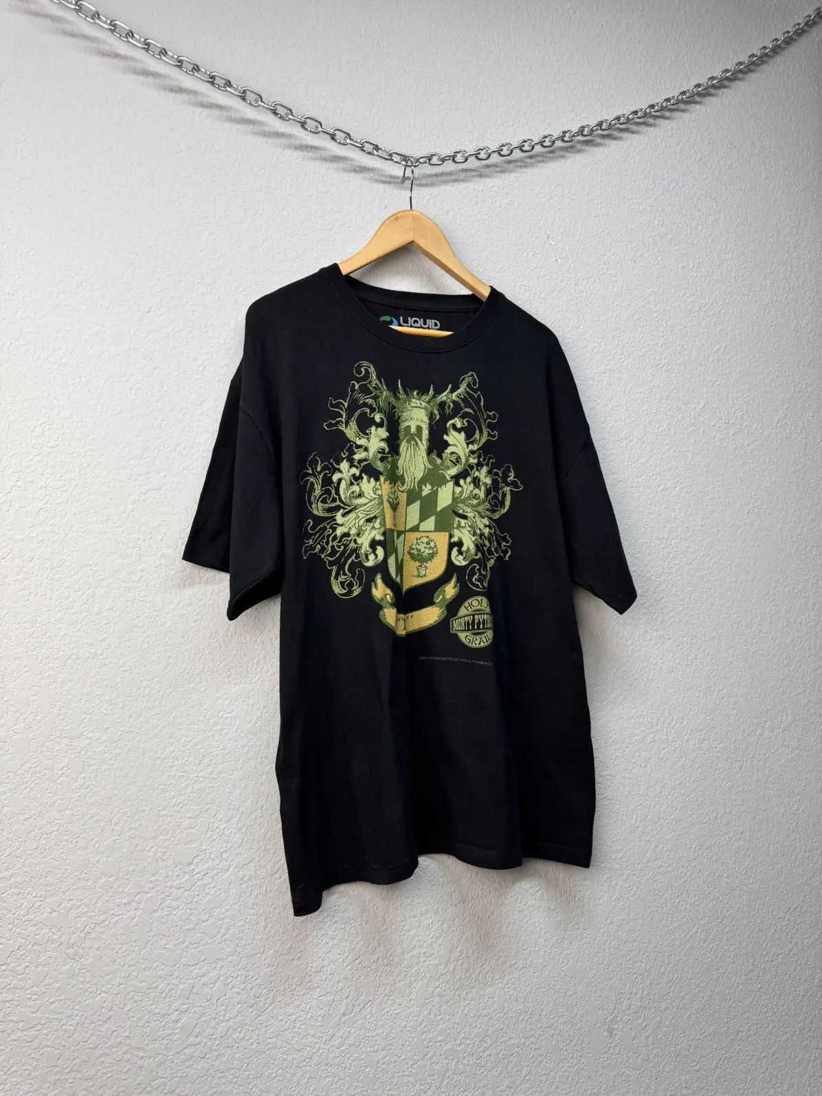 Liquid Blue × Vintage Vintage Monty Python & the Holy Grain Copyright 2011 T Shirt Size US XL / EU 56 / 4 - 5 Thumbnail