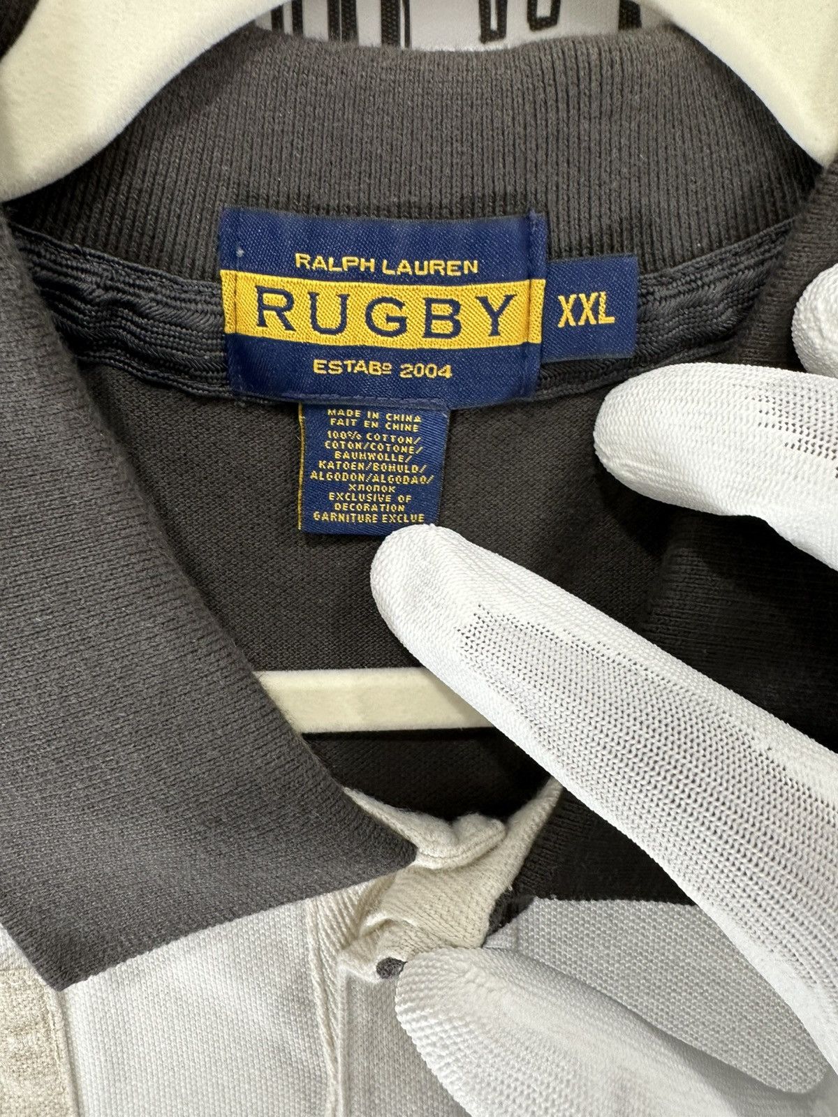 Polo Ralph Lauren Rugby Ralph Lauren New Zealand Kicker Charcoal Grey XXL Size US XXL / EU 58 / 5 - 6 Thumbnail