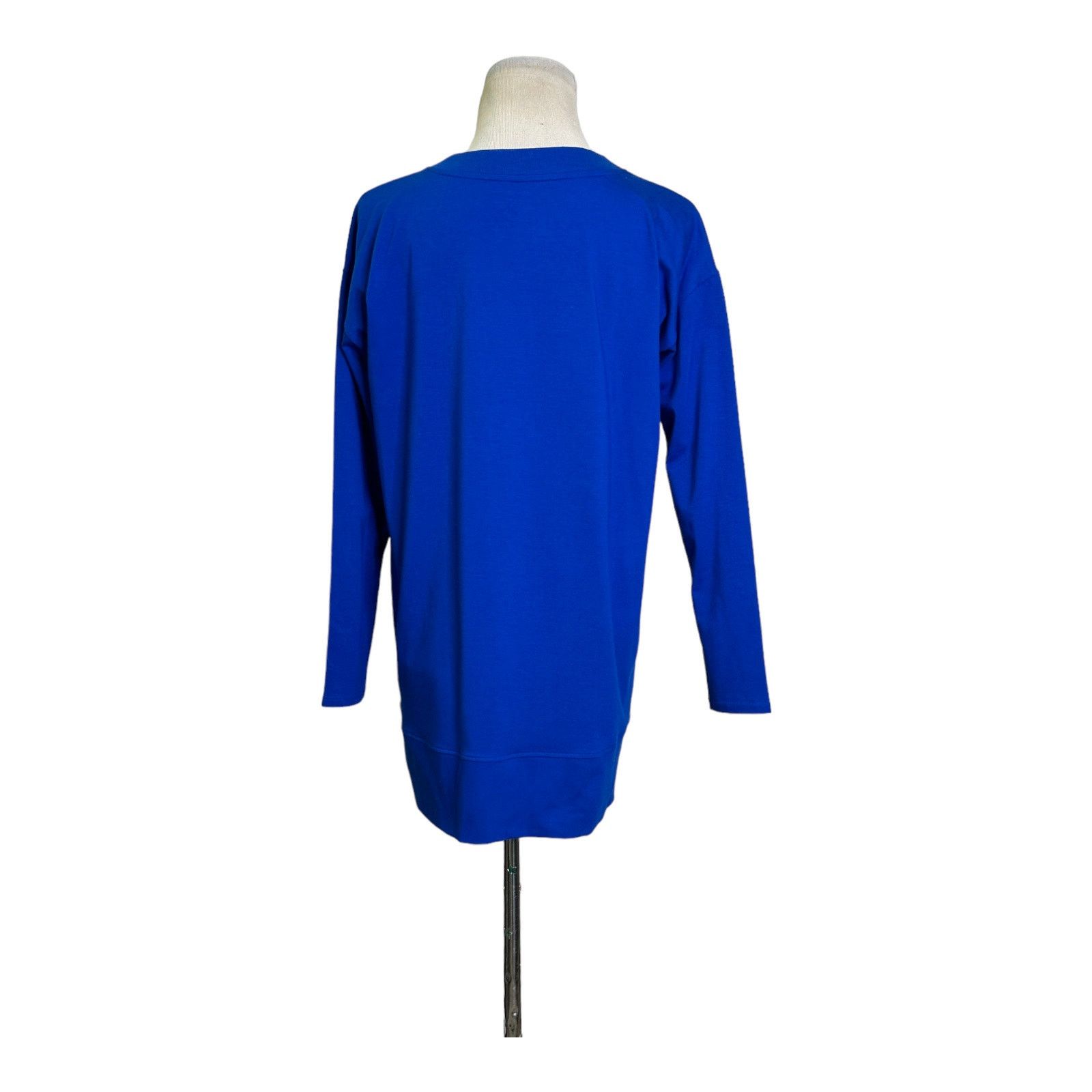 Eileen Fisher Eileen Fisher blue long sleeves crew neck basic top size XXS Size XXS / US 00 / IT 34 - 2 Thumbnail