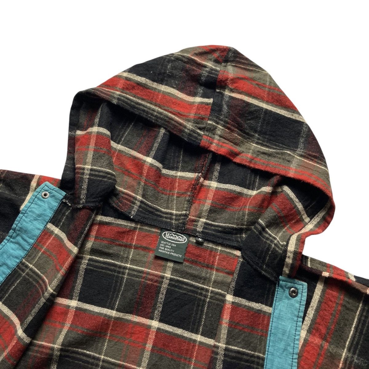 Manastash MANATASH MULTICOLOR CHECKERED PONCHO Size US M / EU 48-50 / 2 - 14 Thumbnail