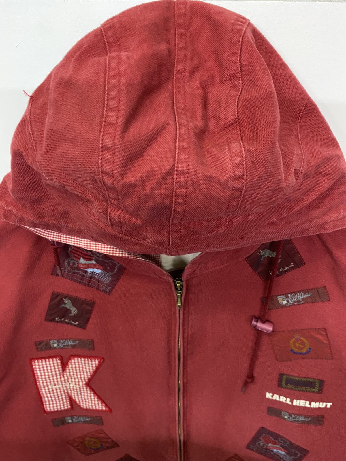 Karl Helmut Karl Helmut Patches Hoodie Zipper Jacket Size US XXL / EU 58 / 5 - 10 Thumbnail