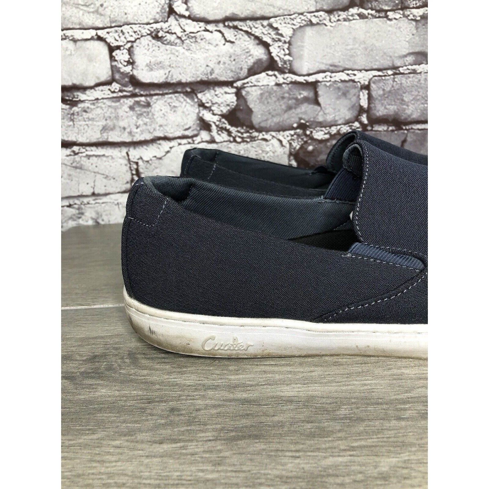 Other Cuater Tracer Navy Blue Canvas Fabric Slip On Casual Shoes M Size US 13 / EU 46 - 20 Thumbnail