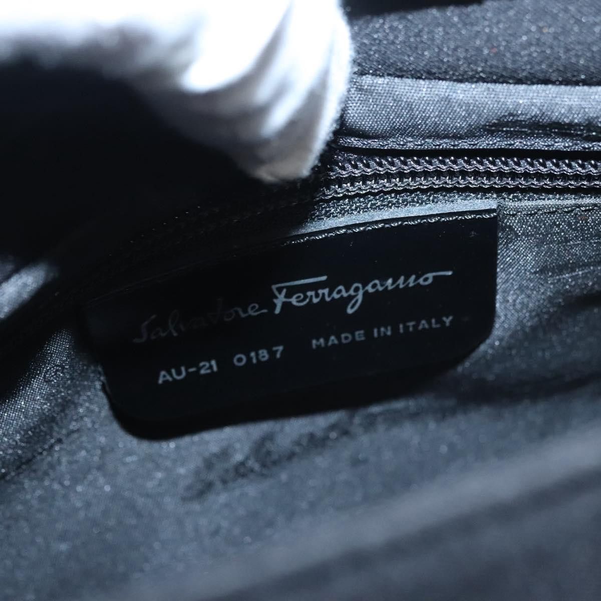 Salvatore Ferragamo Salvatore Ferragamo Hand Bag Nylon Black Size ONE SIZE - 12 Thumbnail