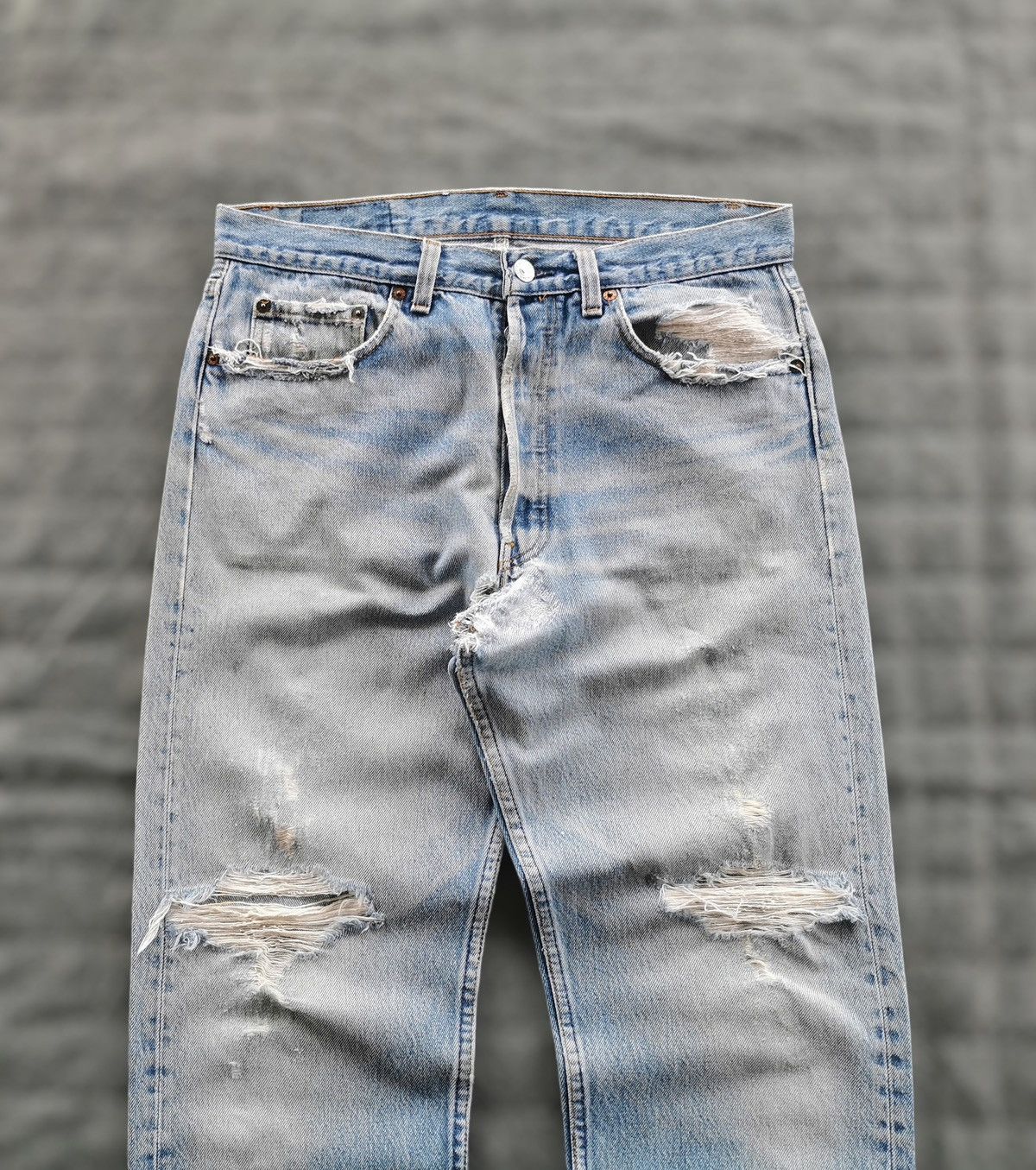 Levi's 80s Levis Vintage Crazy Nice Distressed Size US 32 / EU 48 - 2 Thumbnail