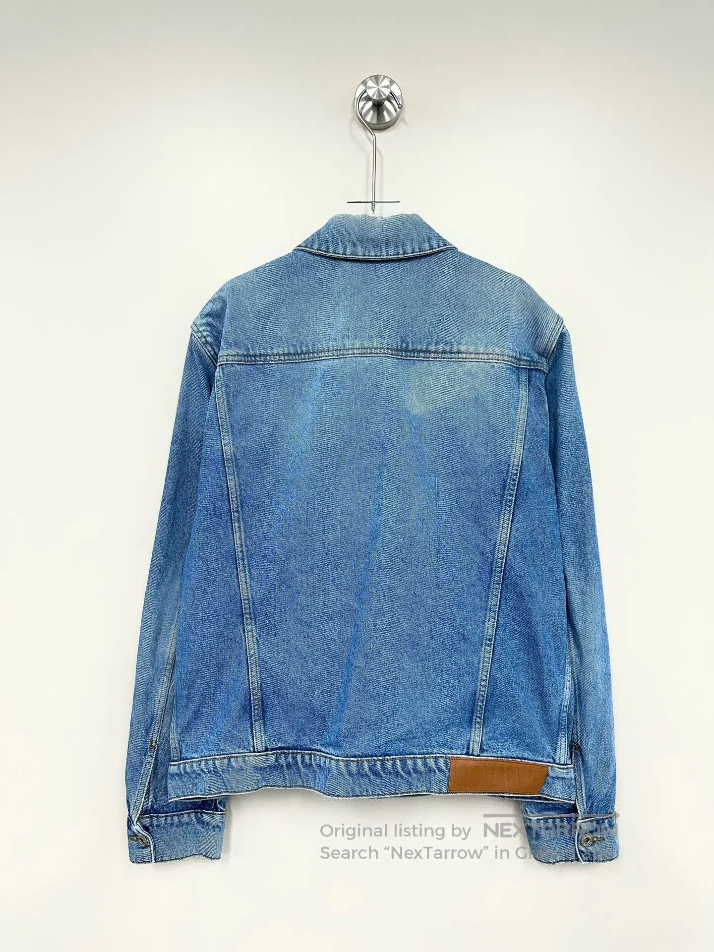 Loewe Loewe Blue Vintage Washed Small Logo Denim Jacket| Size US M / EU 48-50 / 2 - 2 Thumbnail