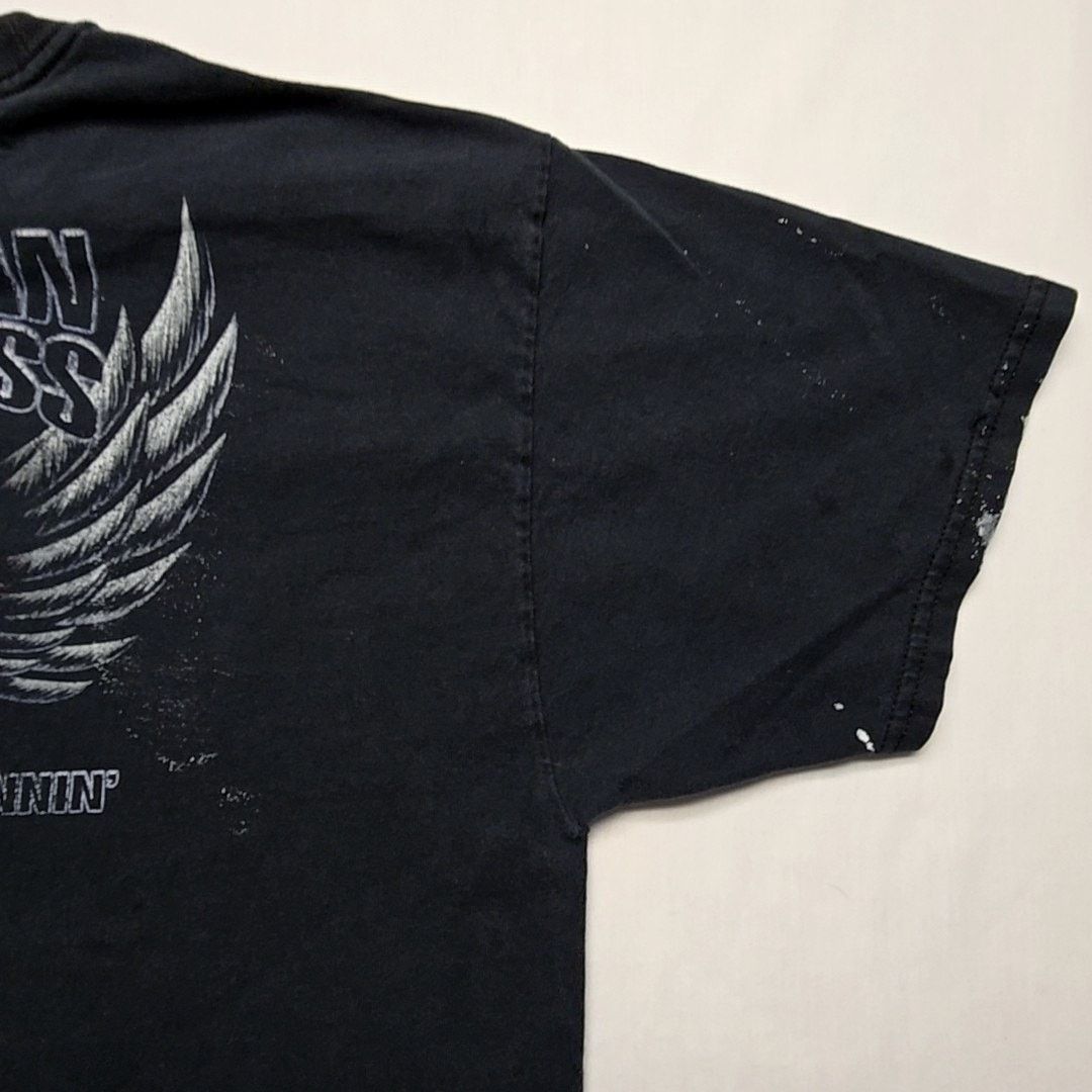 Jerzees Vintage American Red Cross Motor Black Paint Splatter XL Tee Size US XL / EU 56 / 4 - 3 Thumbnail
