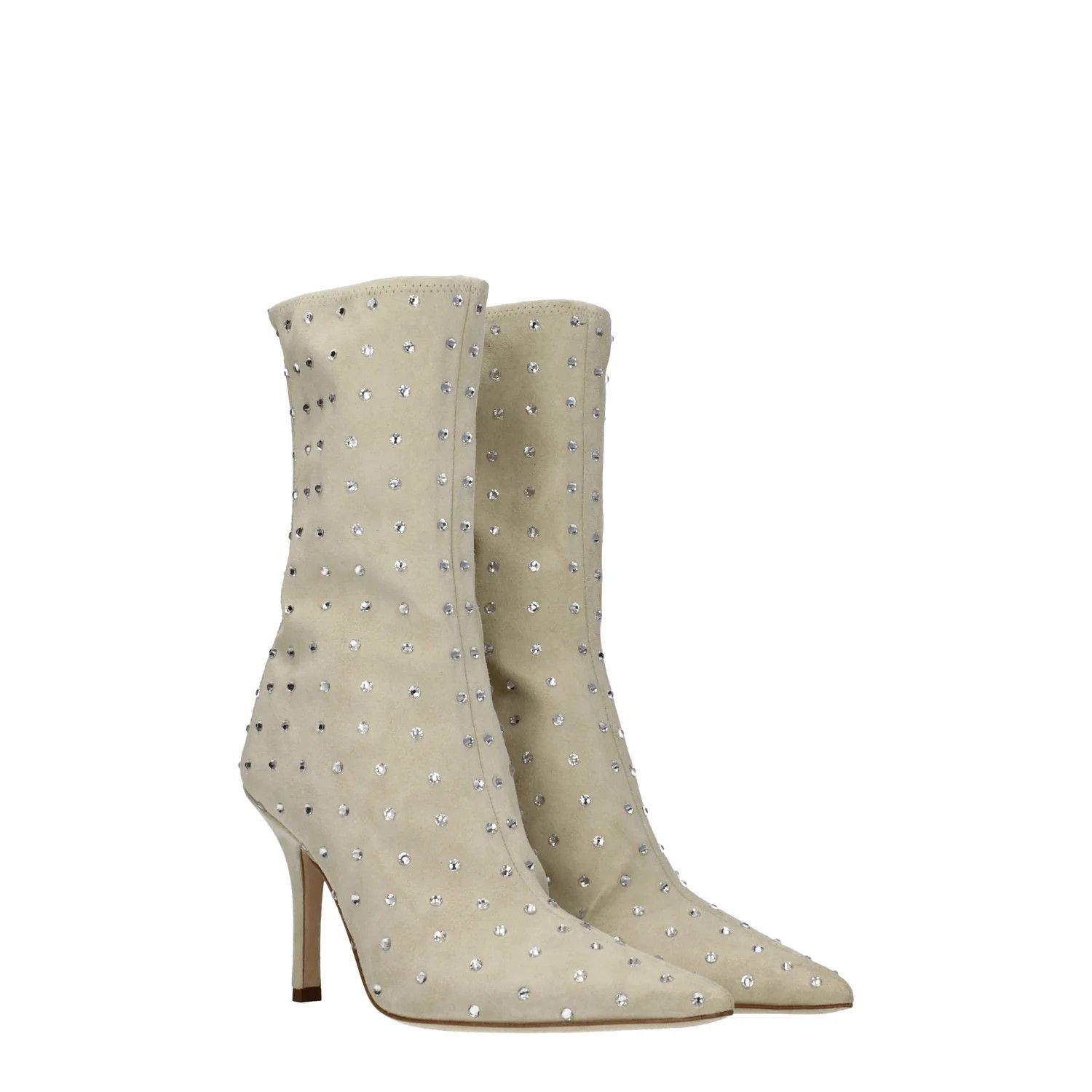 Paris Texas ob1o1e1124 Suede Ankle Boots in Beige Size US 8 / IT 38 - 2 Thumbnail