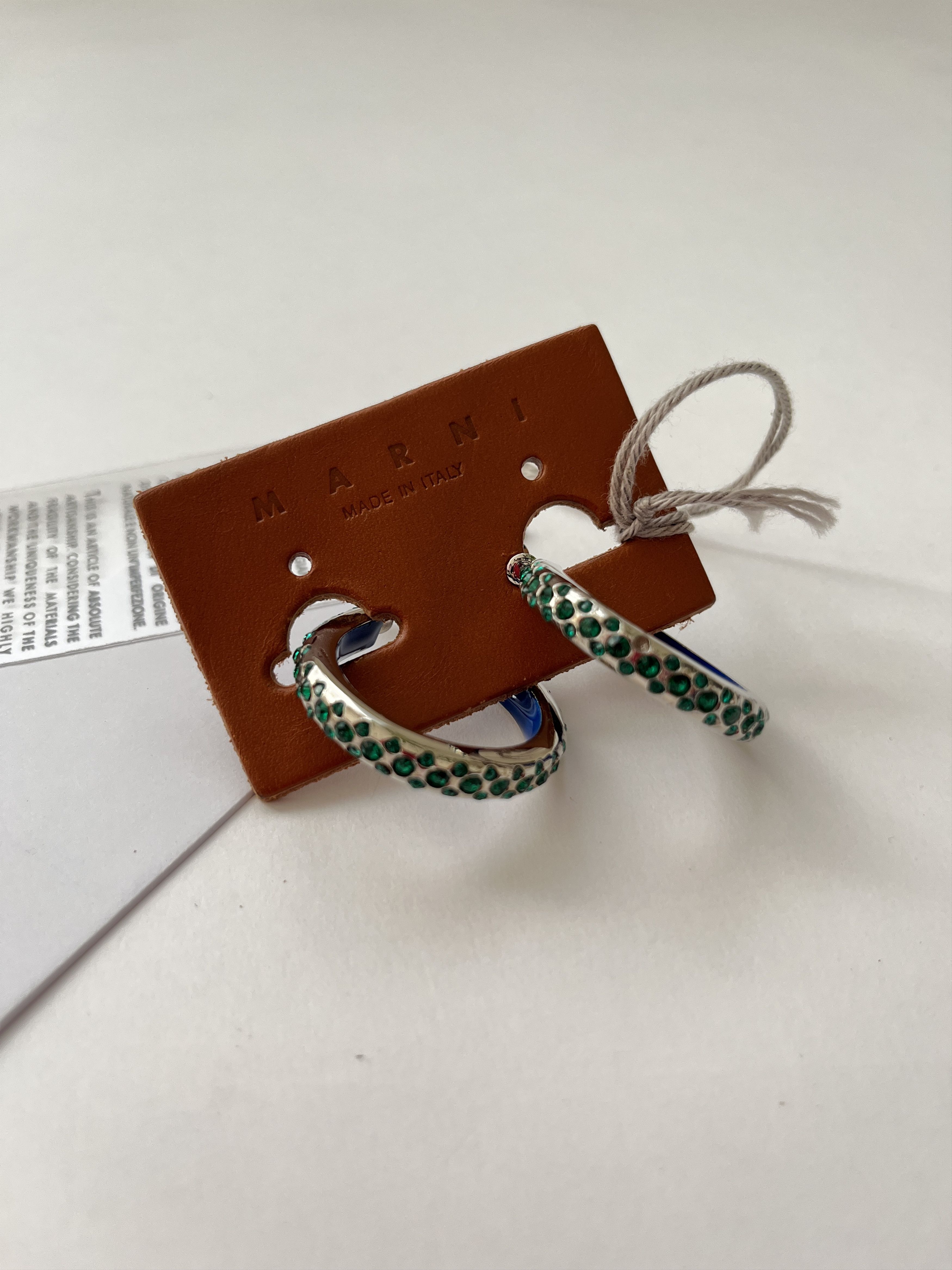 Marni ⚡️QUICK SALE⚡️Marni Hoop Earrings with Strass Crystal Glass Size ONE SIZE - 5 Thumbnail