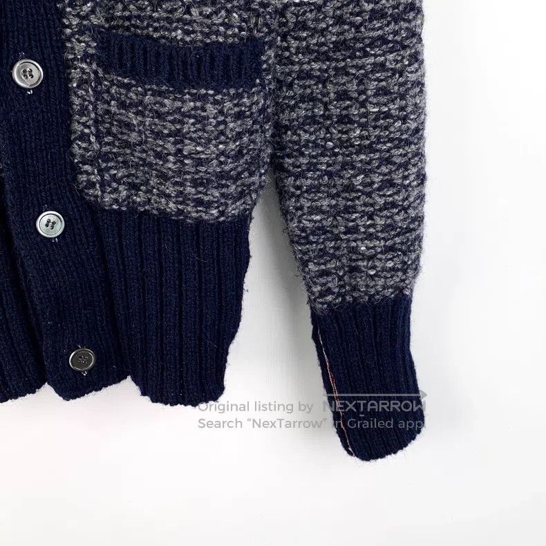 Thom Browne Thom Browne Classic Wool Knit Cardigan Navy Blue Size US XS / EU 42 / 0 - 5 Thumbnail