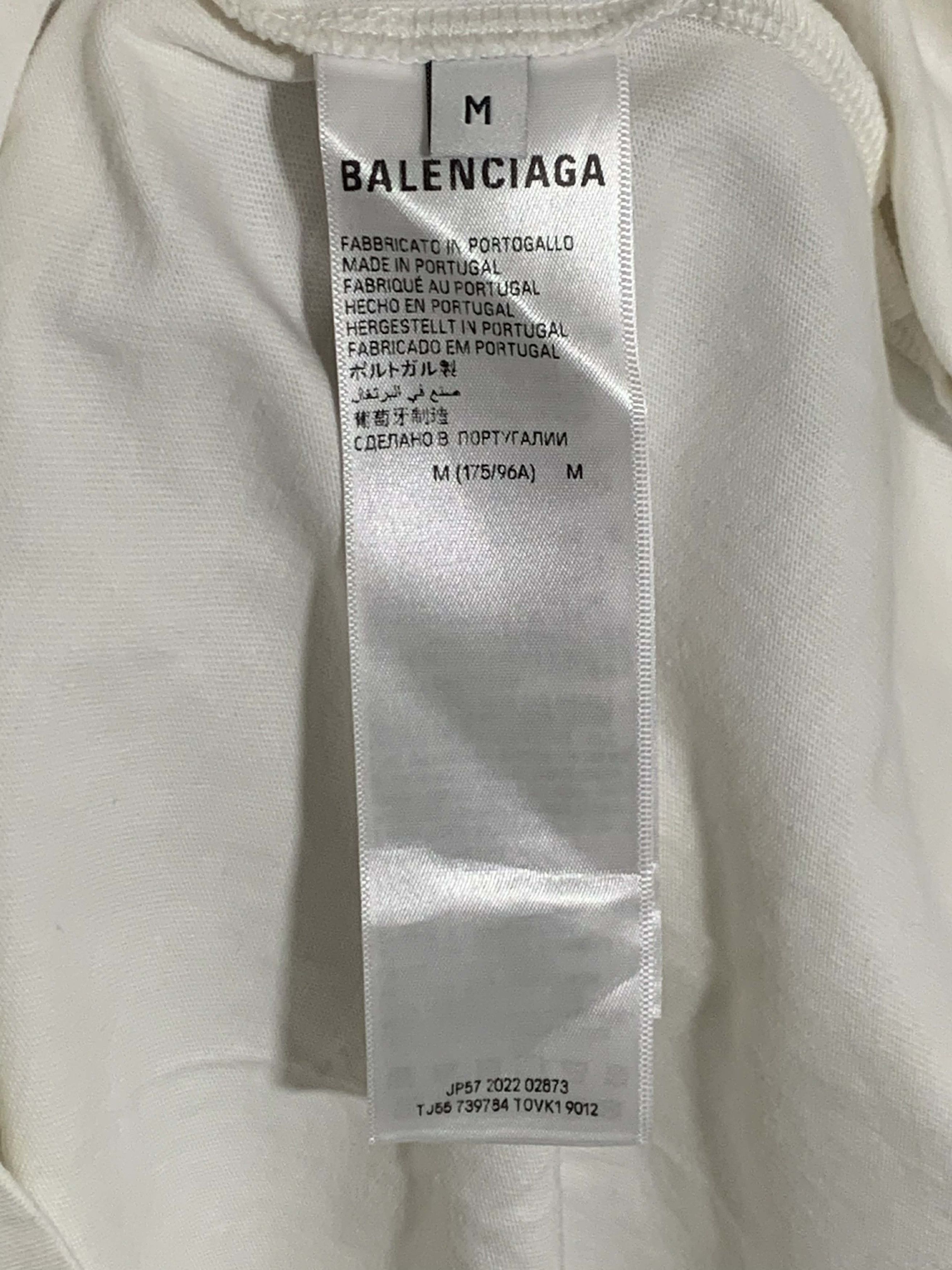 Balenciaga Balenciaga DIY 22SS Printed College Distressed Shirt Size US M / EU 48-50 / 2 - 6 Thumbnail