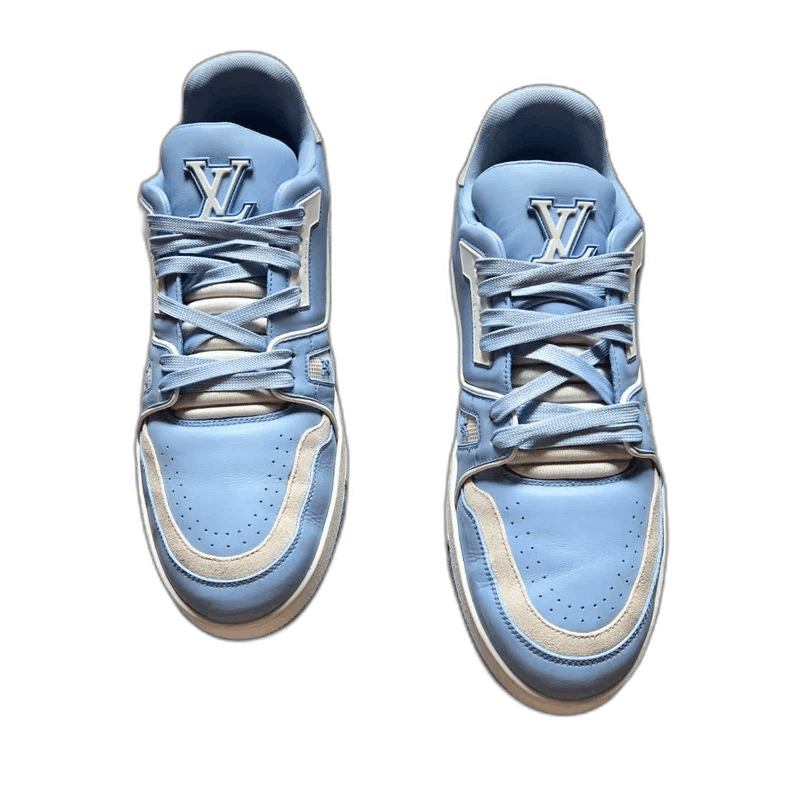Louis Vuitton Louis Vuitton LV Trainer Blue Sneakers Size US 8 / EU 41 - 1 Thumbnail