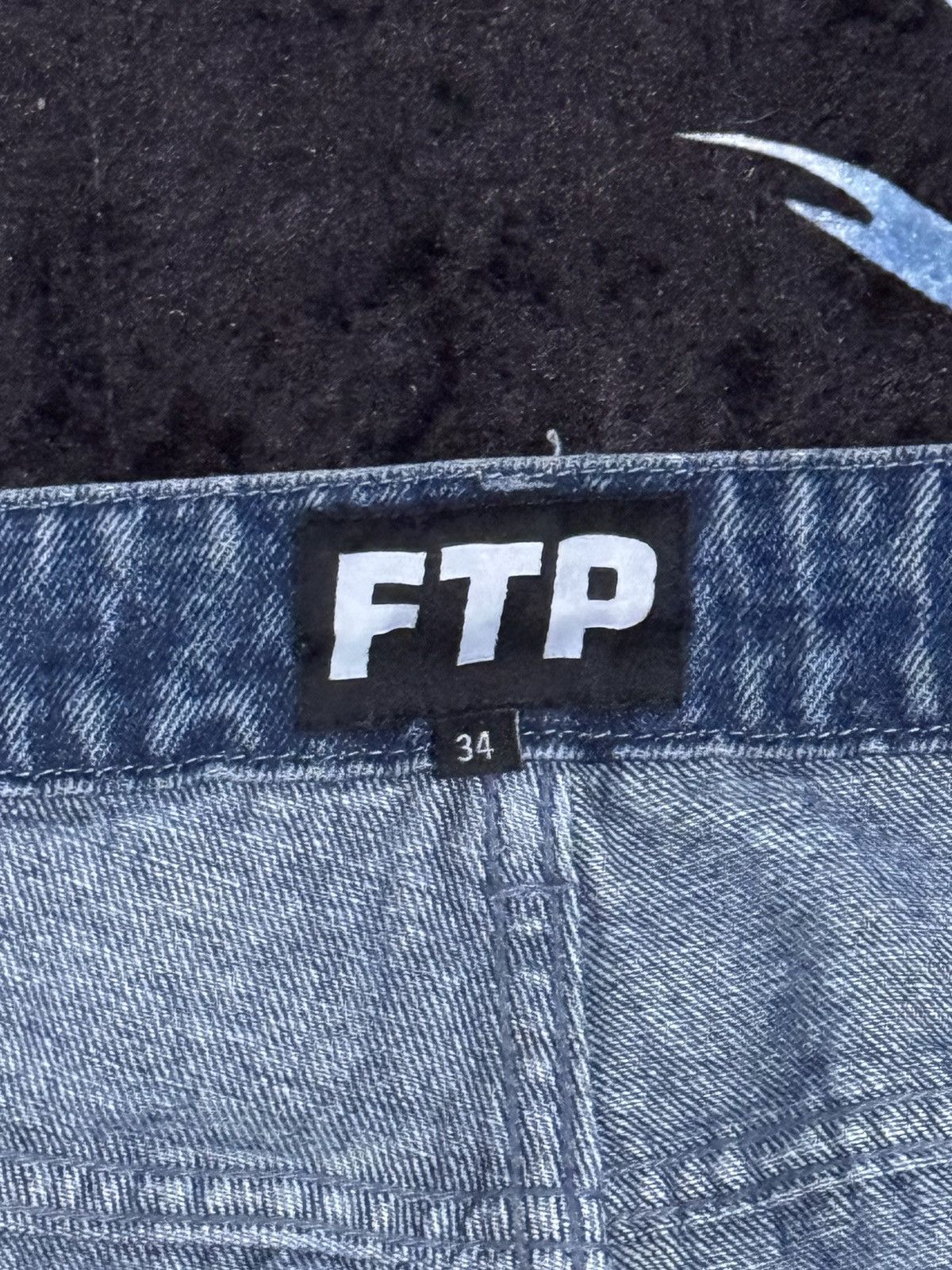 Fuck The Population FTP CROSS LOGO DENIM Size US 34 / EU 50 - 3 Thumbnail