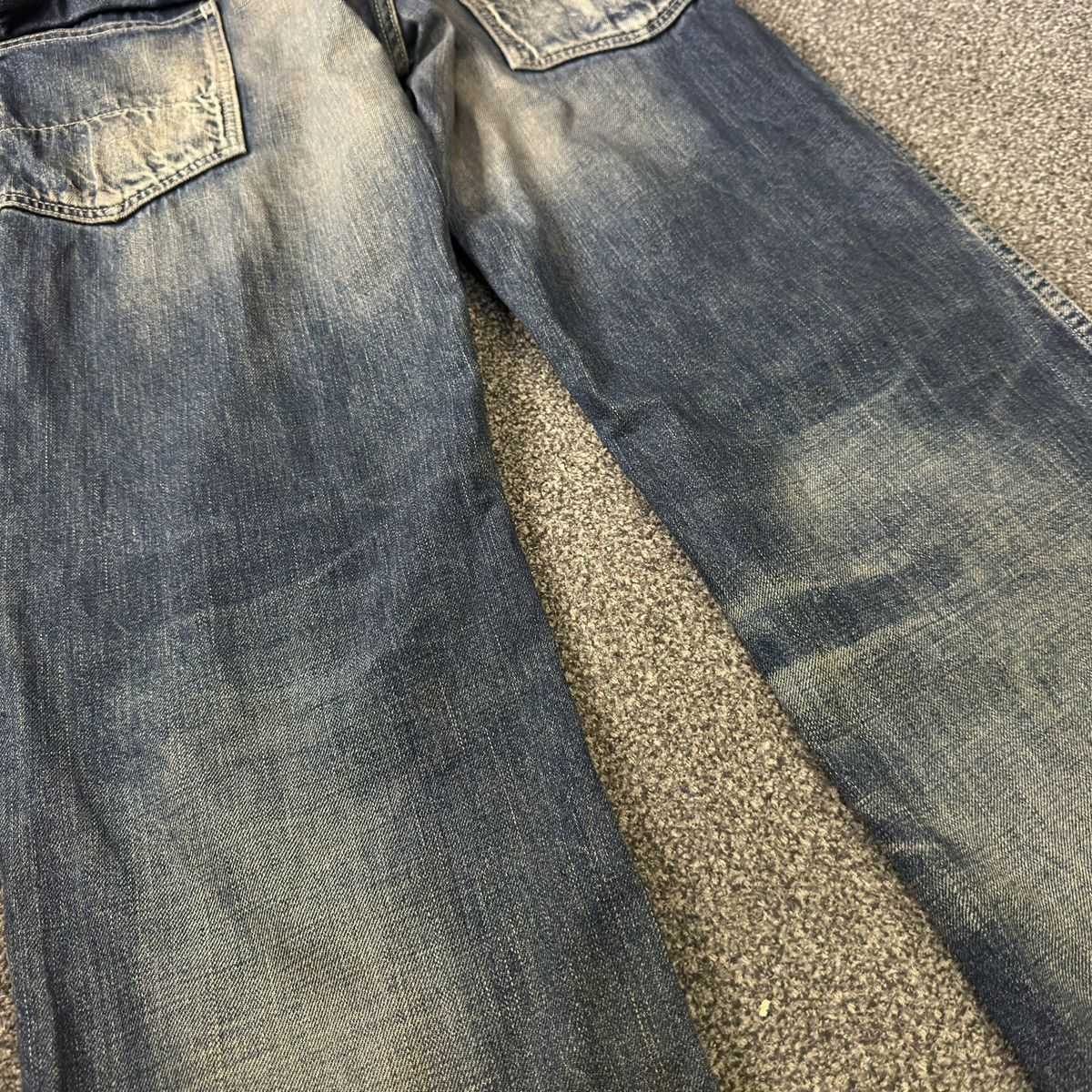 KOJIMA GENES Japanese Heavy Vintage Johnbull Kojima Japan Workwear Denim Size US 31 - 10 Thumbnail